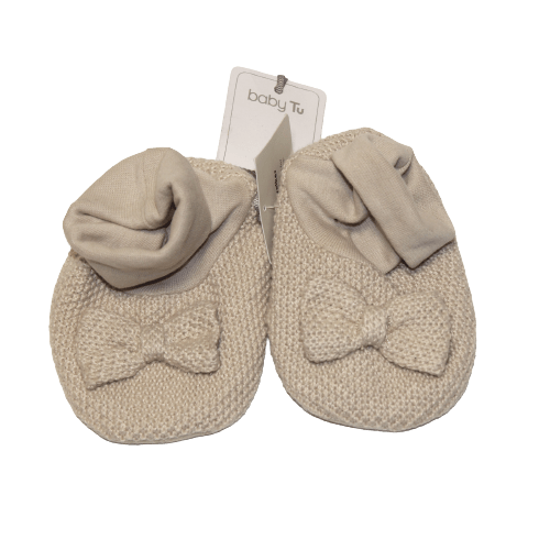 Neutral Bow Pram Shoes - 2nd Lyfe C.I.C