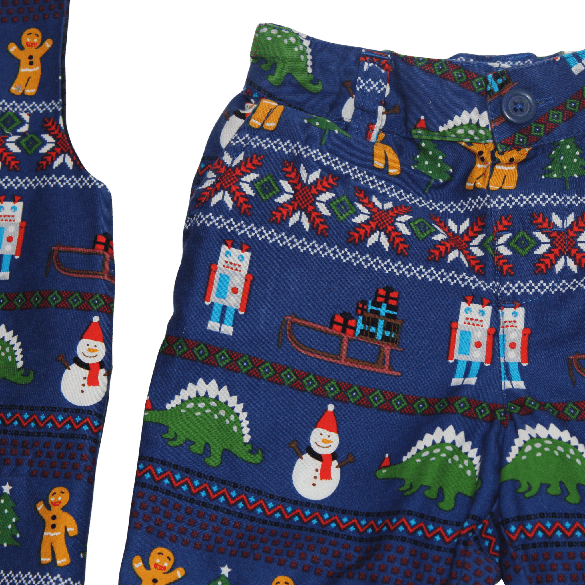 Novelty Christmas Waistcoat and Trousers - 2nd Lyfe C.I.C