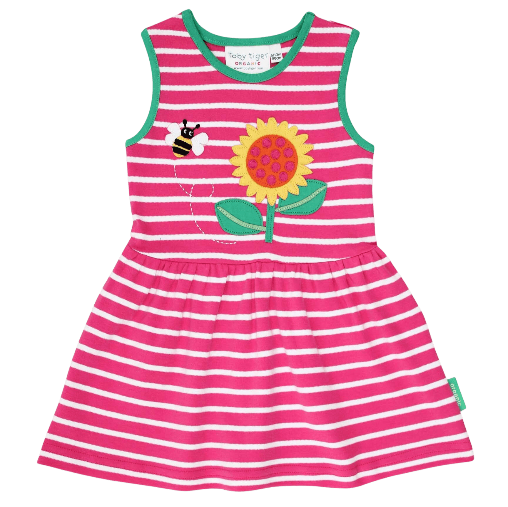 Organic Sunflower Applique Summer Dress - 2nd Lyfe C.I.C