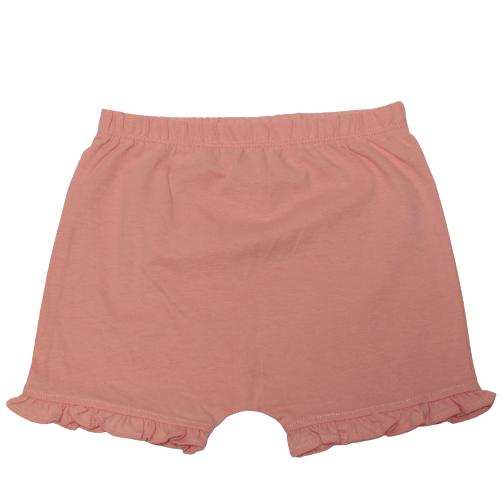 Peach Cotton Frill Shorts - 2nd Lyfe C.I.C