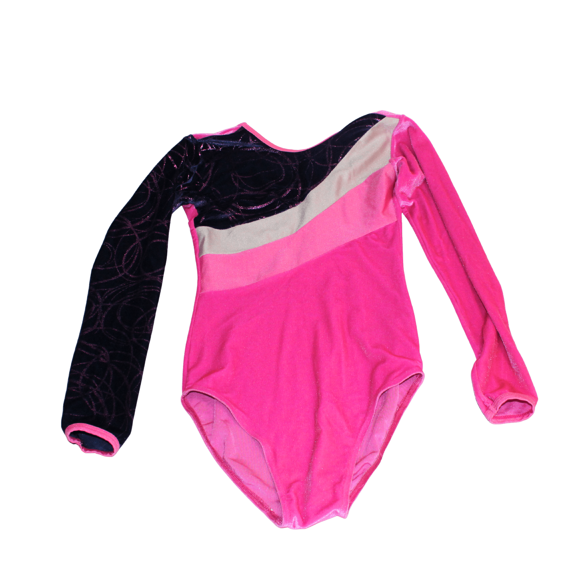 Pink & Blue Velour Leotard - 2nd Lyfe C.I.C