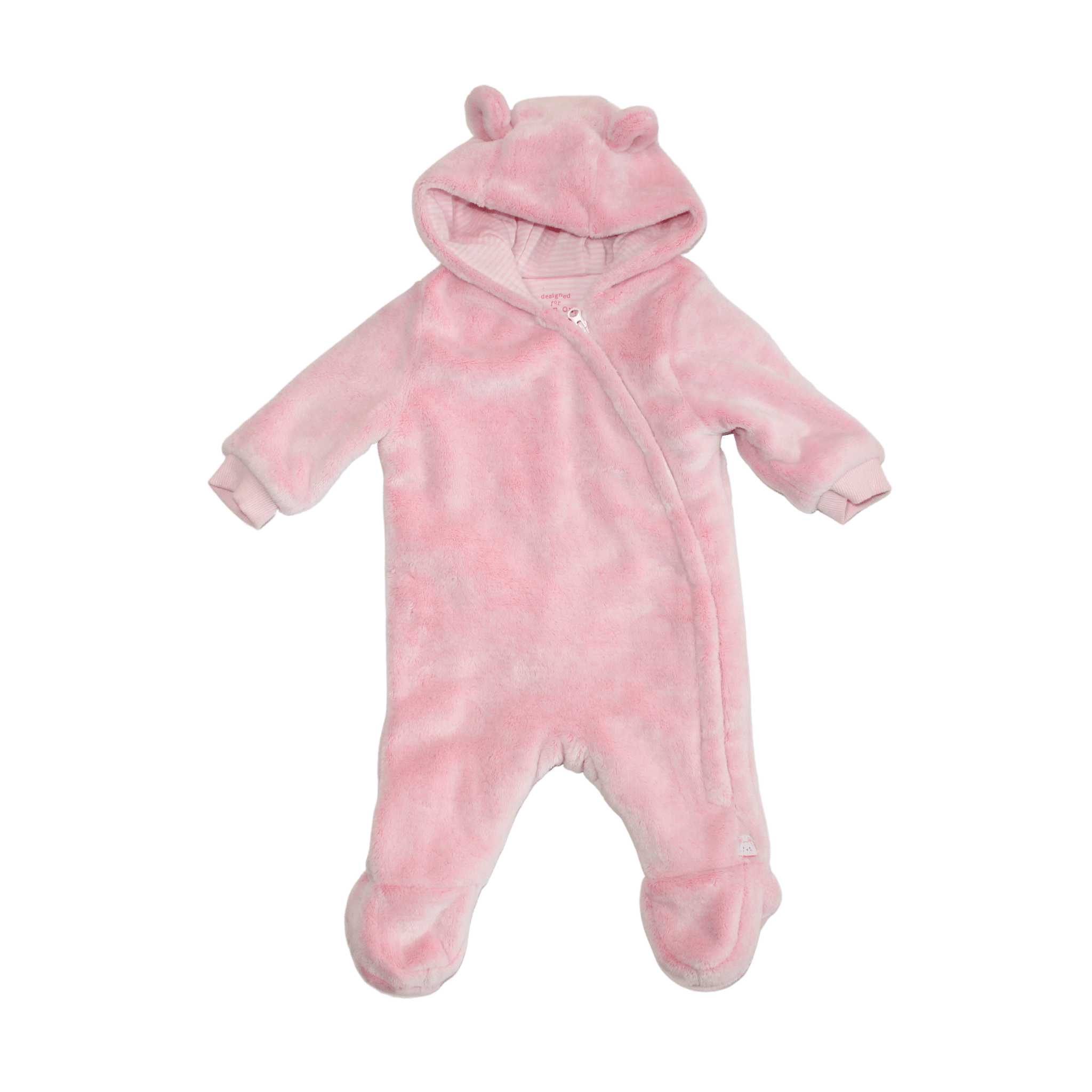F F Pink Fluffy Pramsuit 2nd Lyfe C.I.C