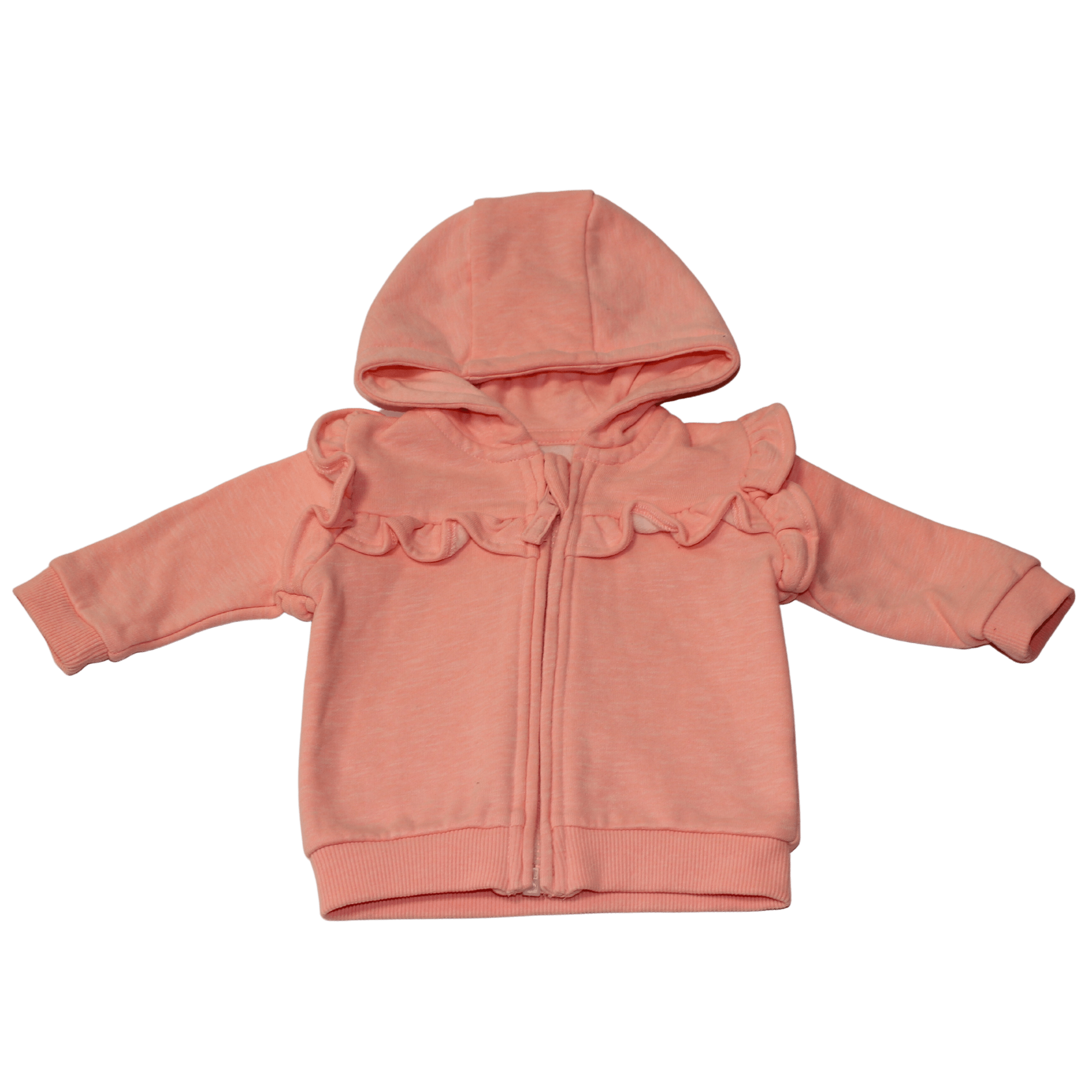 Pink Frill Zip Jumper - 2nd Lyfe C.I.C