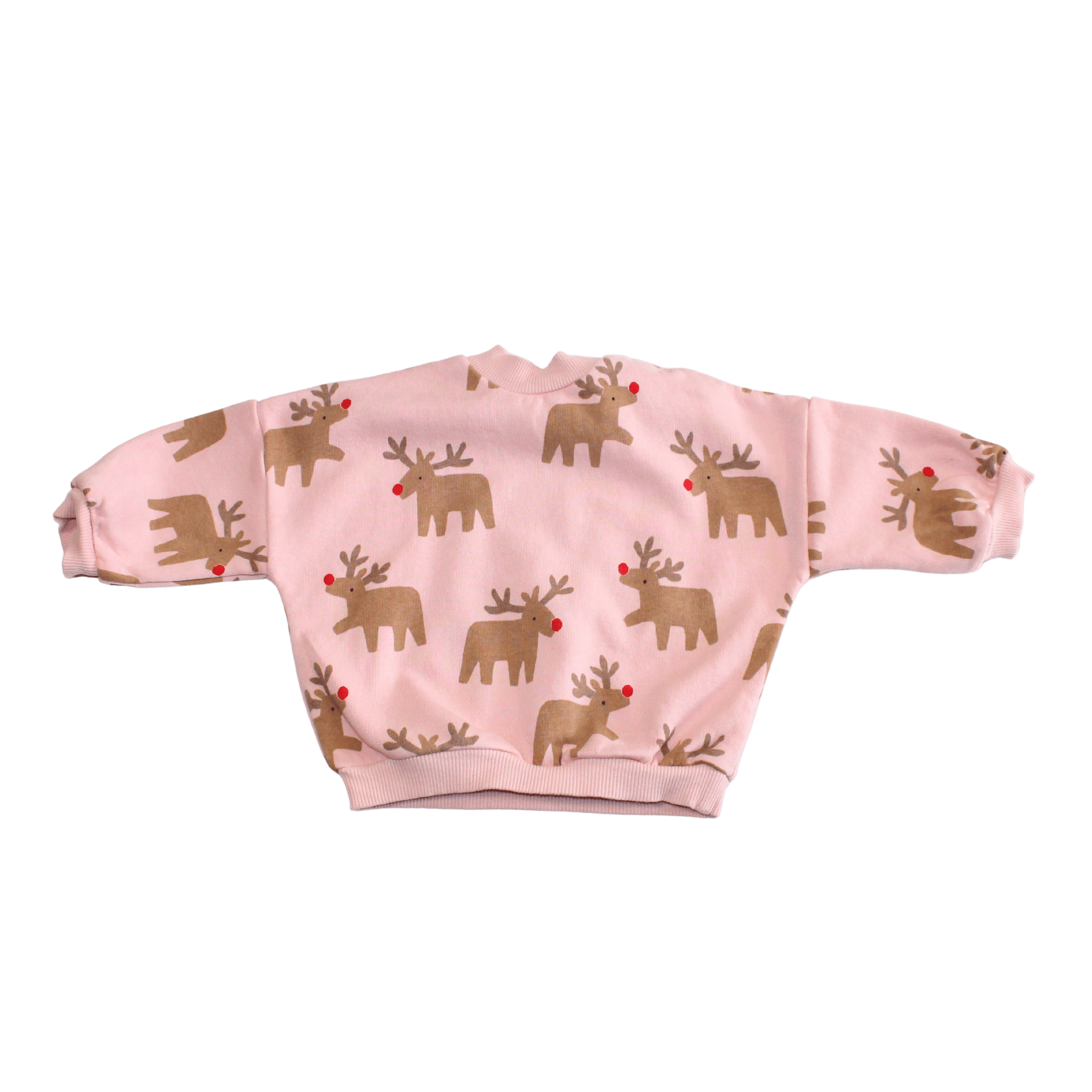 Pink Reindeer Sweatshirt - 2nd Lyfe C.I.C