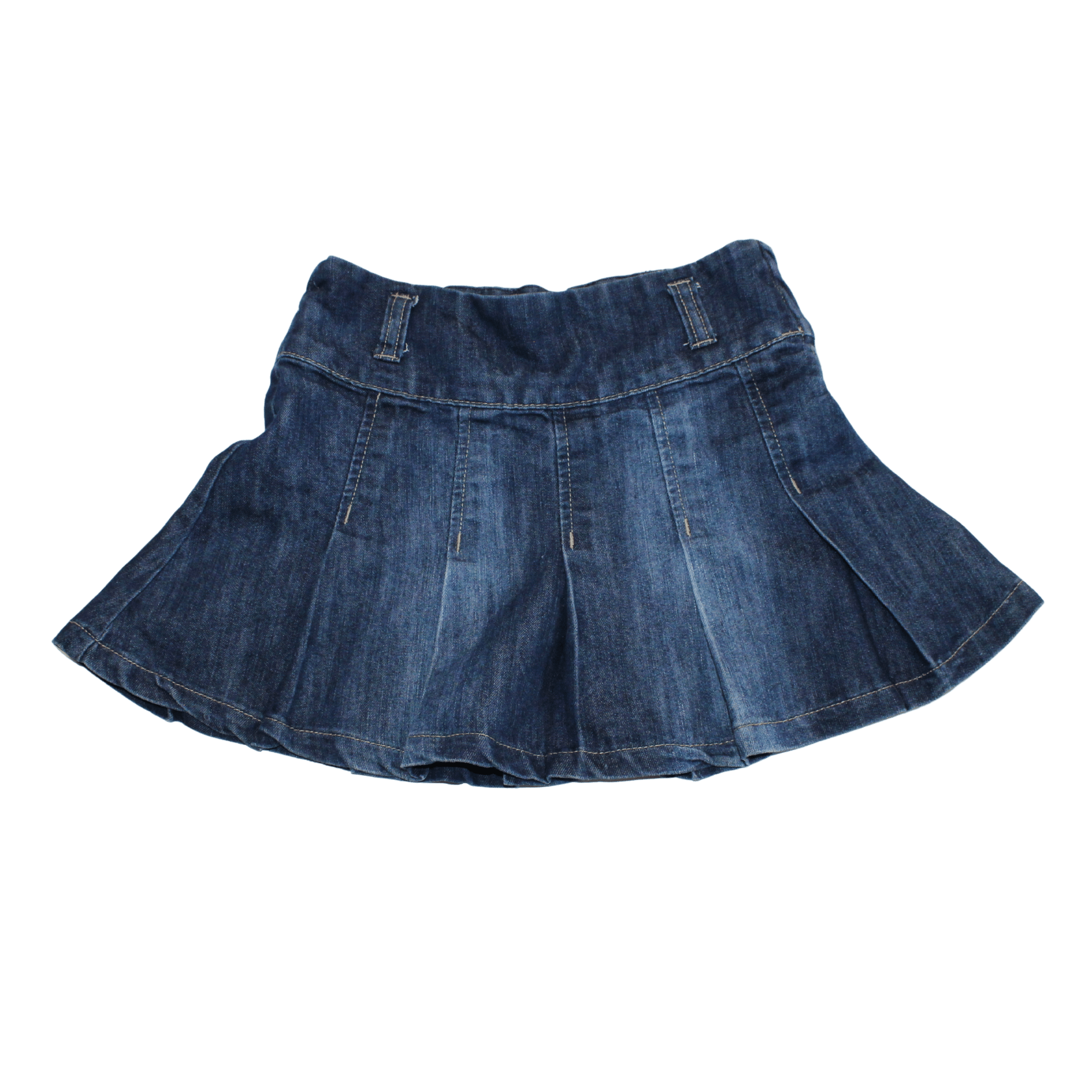 Pleated Denim Skirt - 2nd Lyfe C.I.C