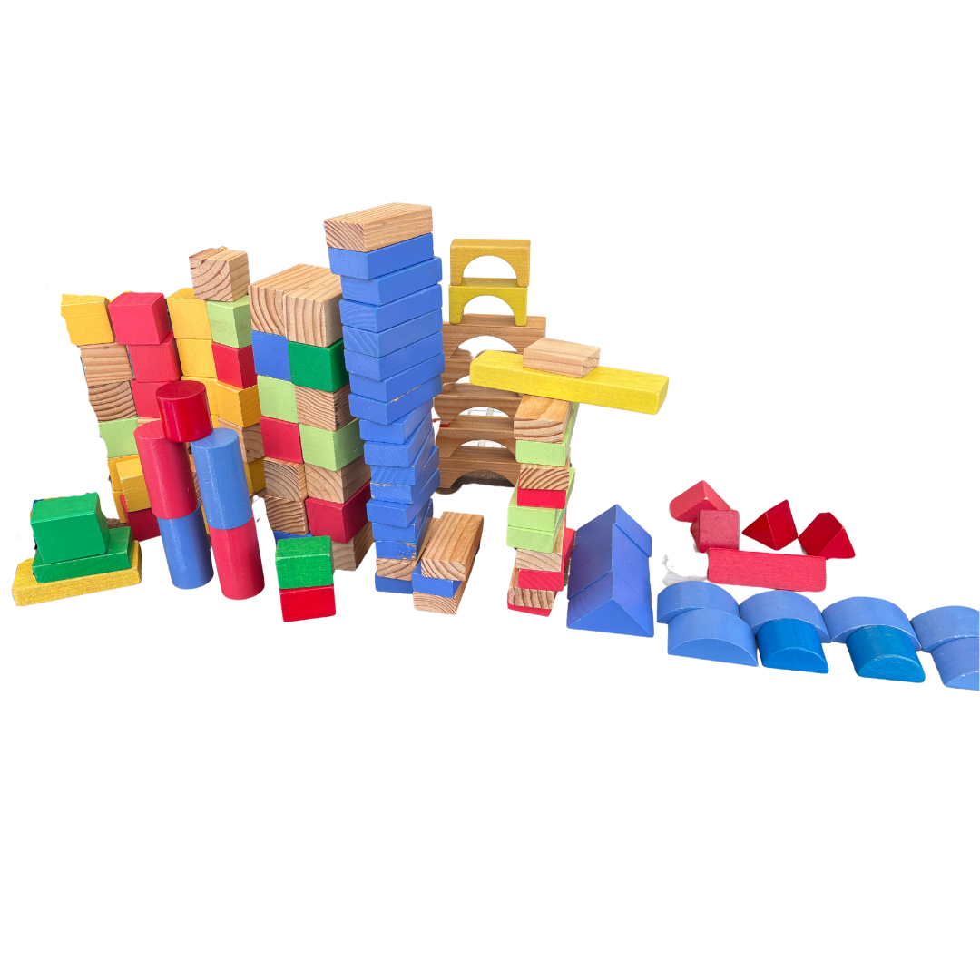 Bag of Wooden Bricks x 112 product image by Early Learning Centre