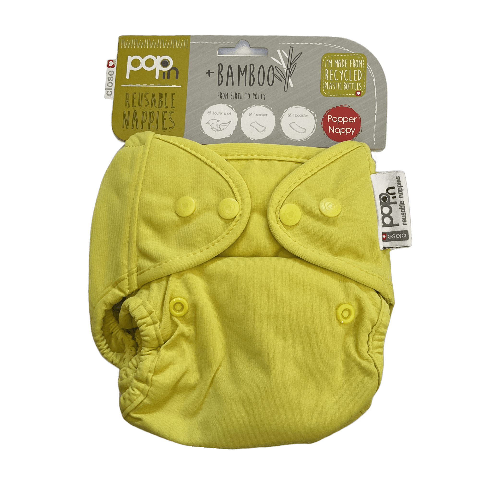 Pop - In Reusable Nappy Popper Celery - 2nd Lyfe C.I.C