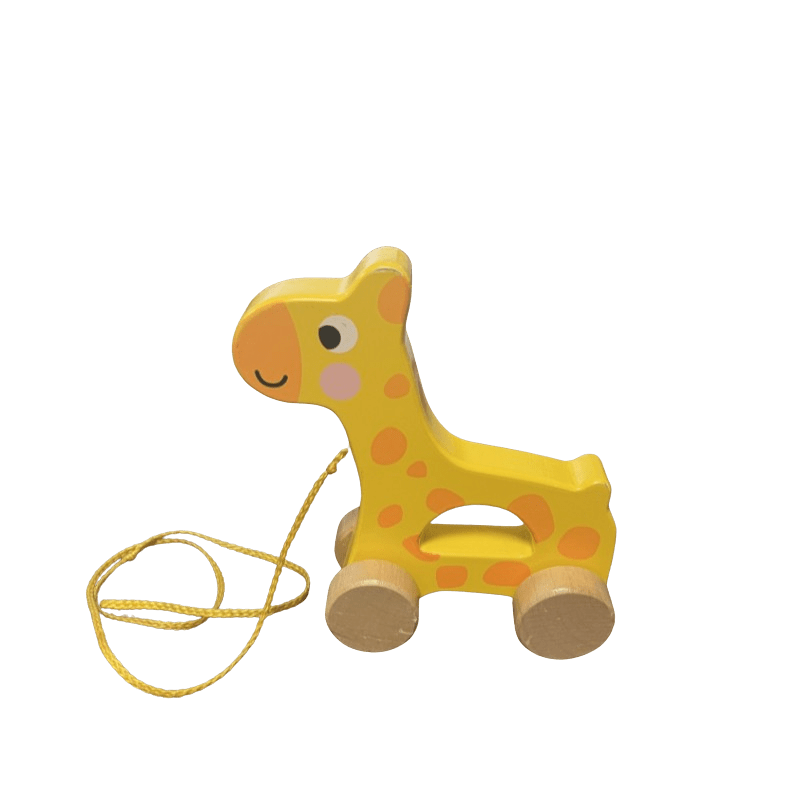 Pull Along Wooden Giraffe - 2nd Lyfe C.I.C