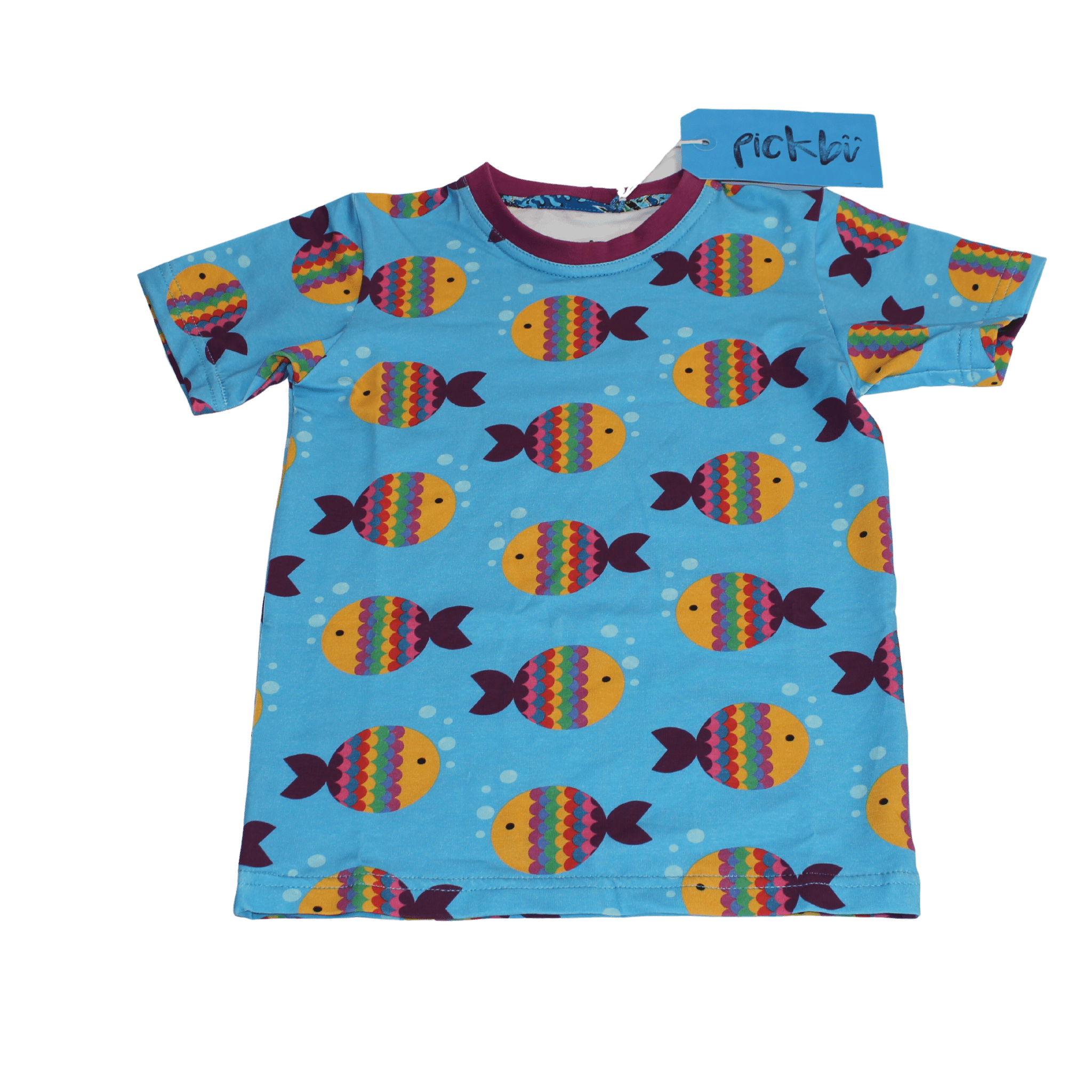 Rainbow Fish Blue Kids T-Shirt - 2nd Lyfe C.I.C