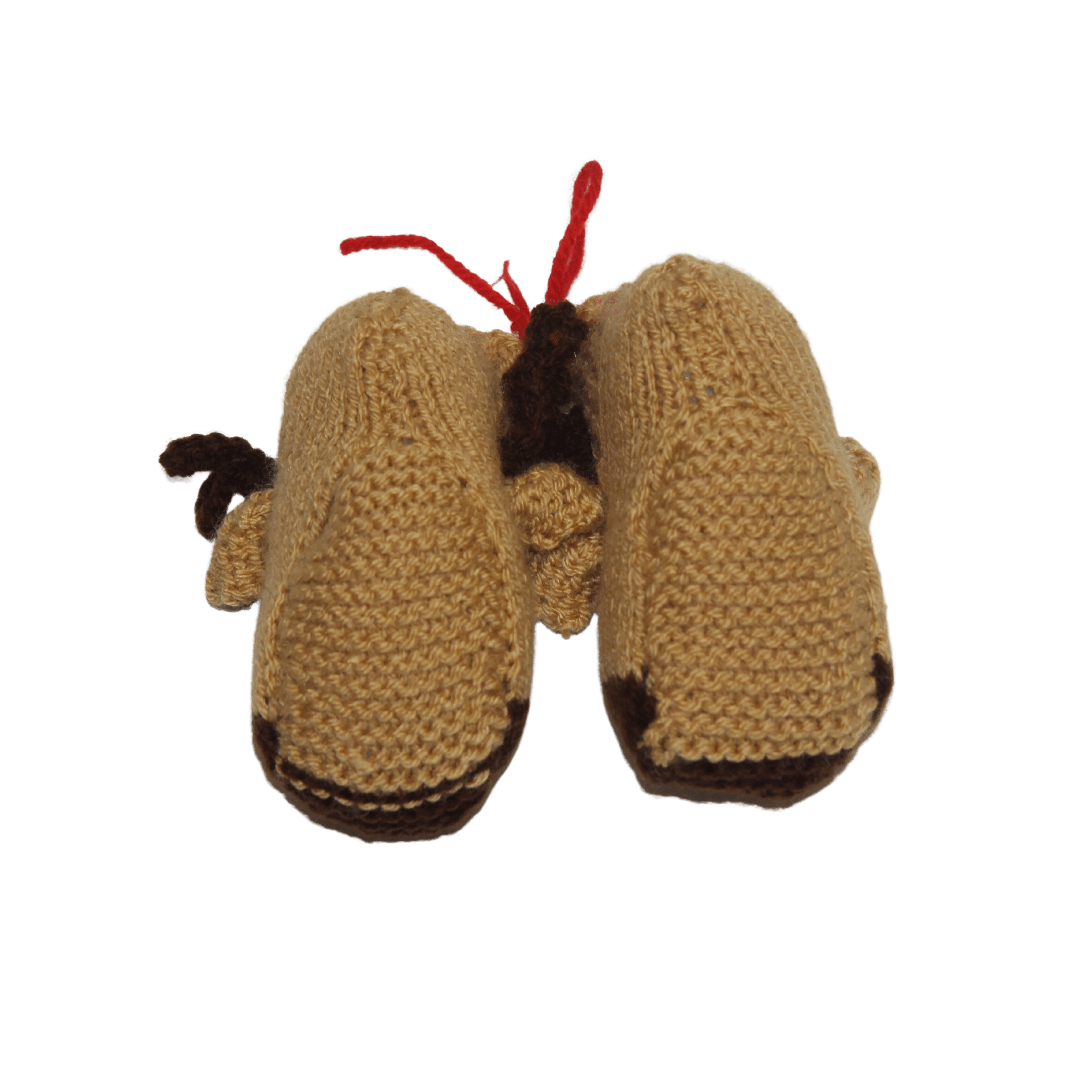 Reindeer Knitted Booties - 2nd Lyfe C.I.C