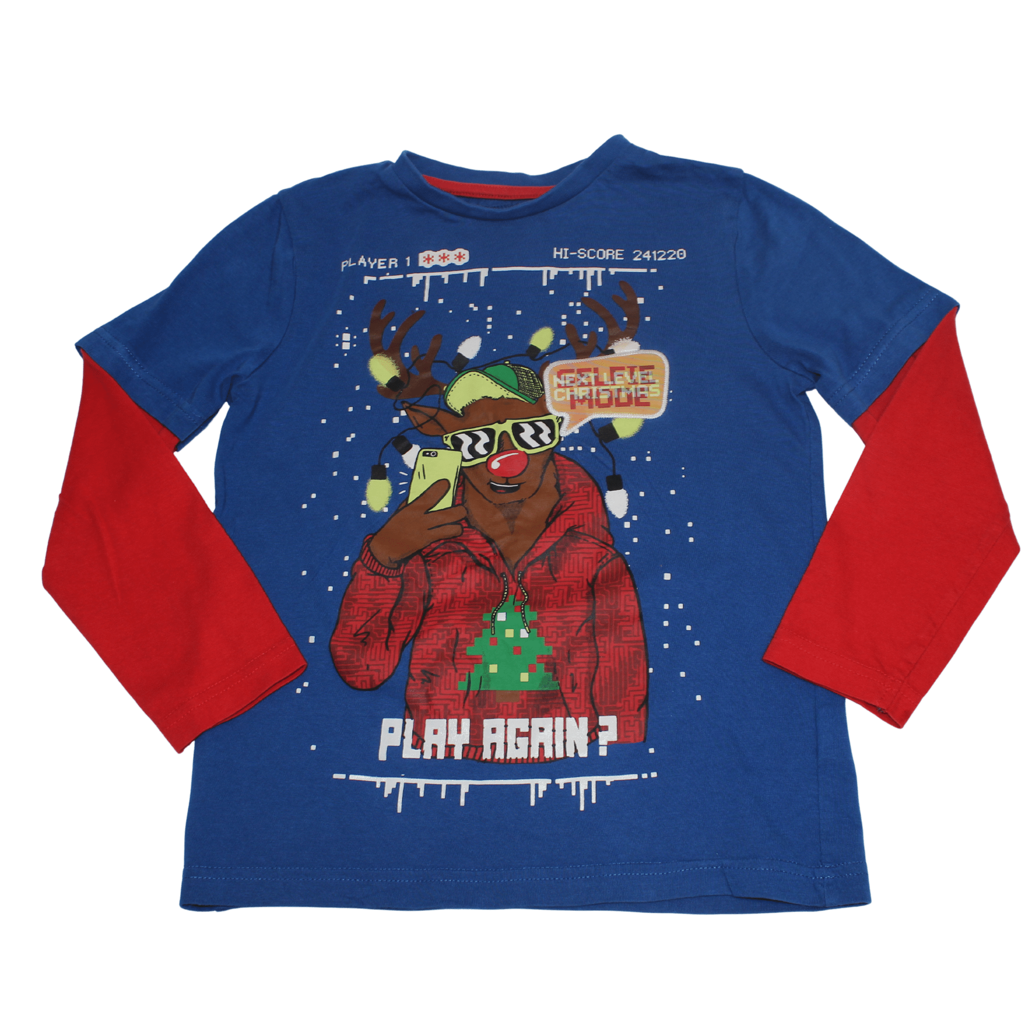 Reindeer Long Sleeved Top - 2nd Lyfe C.I.C