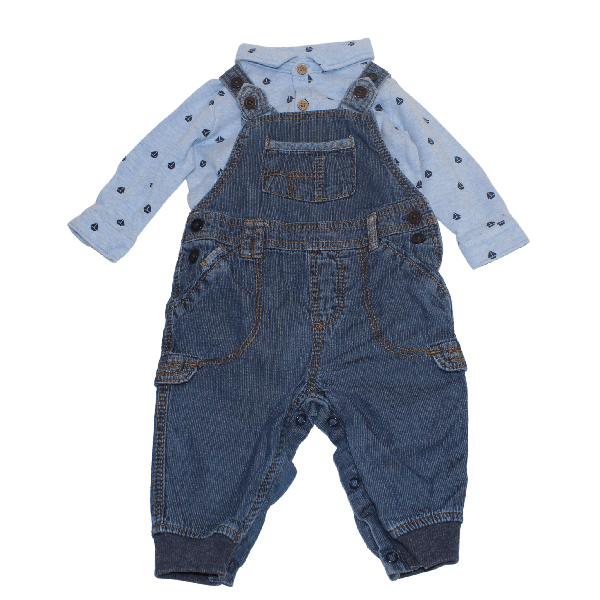 Sailing Boat Dungarees - 2nd Lyfe C.I.C