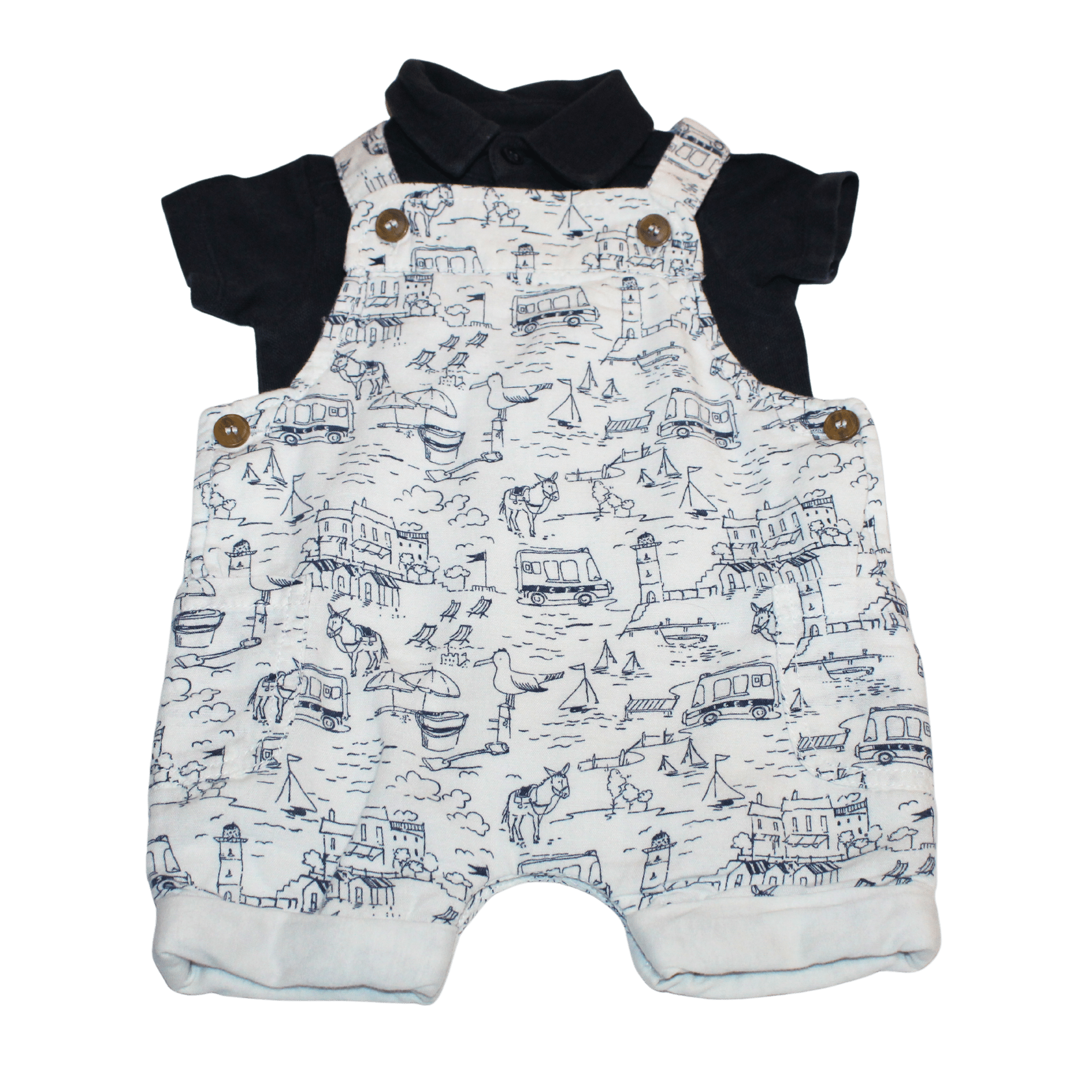 Seaside Dungarees - 2nd Lyfe C.I.C