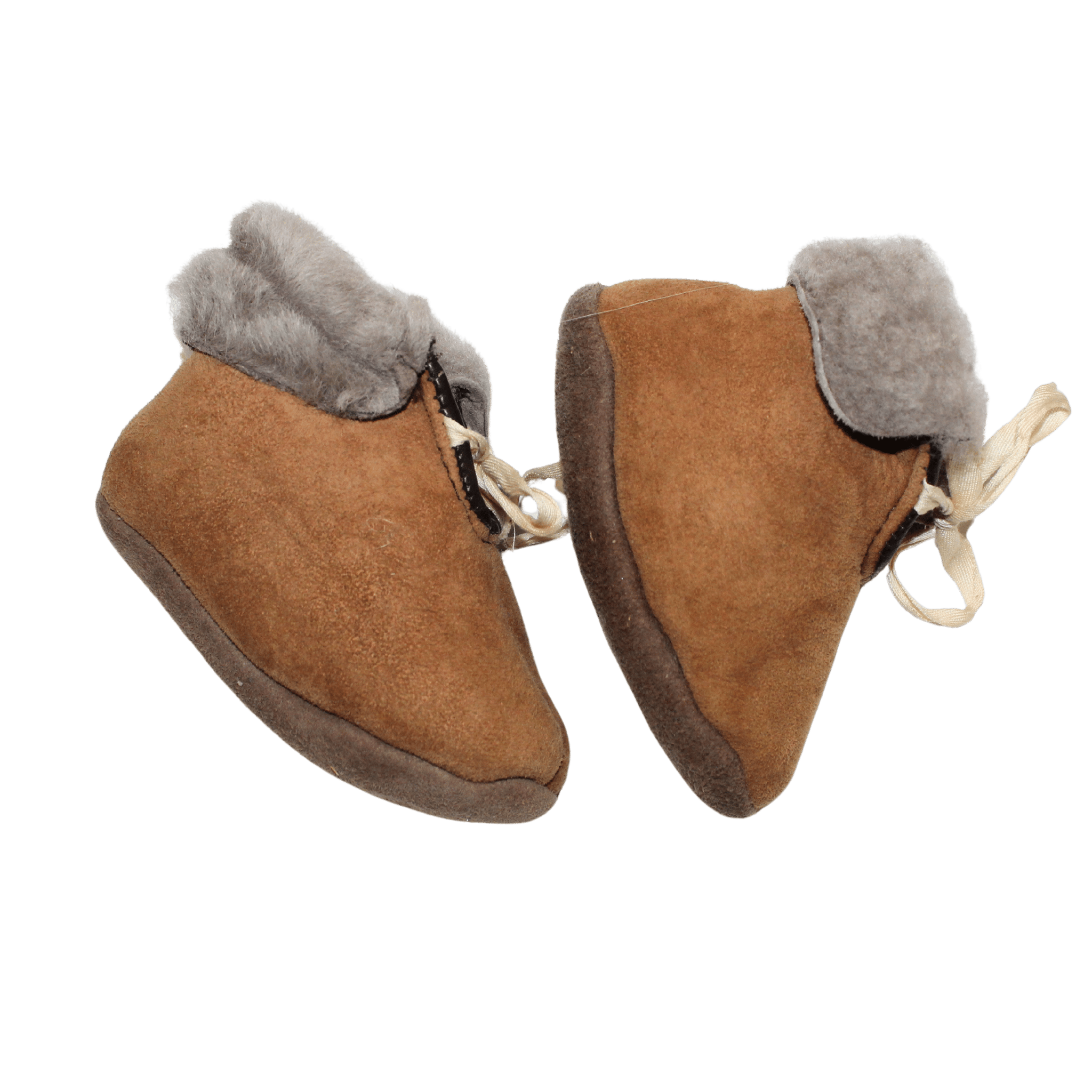 Sheepskin Brown Booties - 2nd Lyfe C.I.C