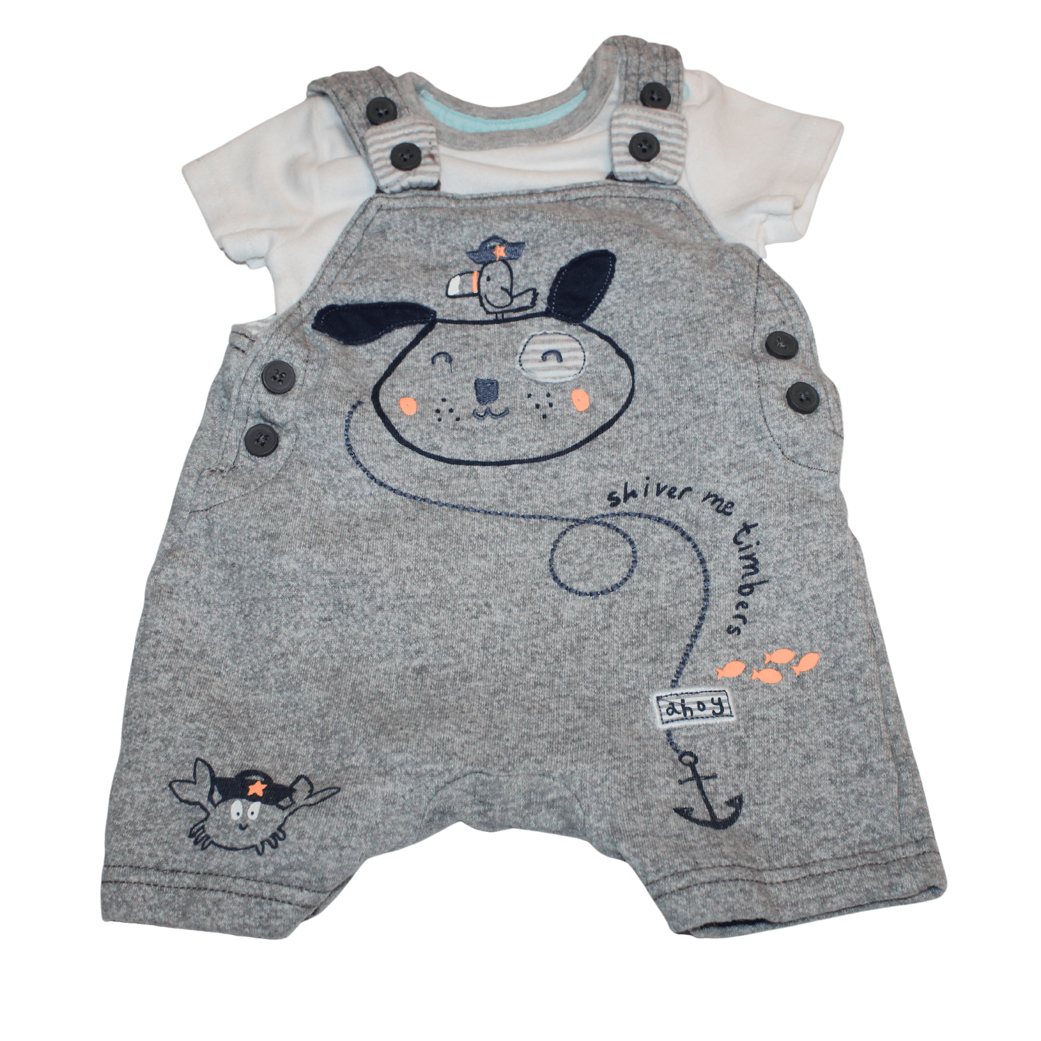 Shiver Me Timbers Dungarees - 2nd Lyfe C.I.C