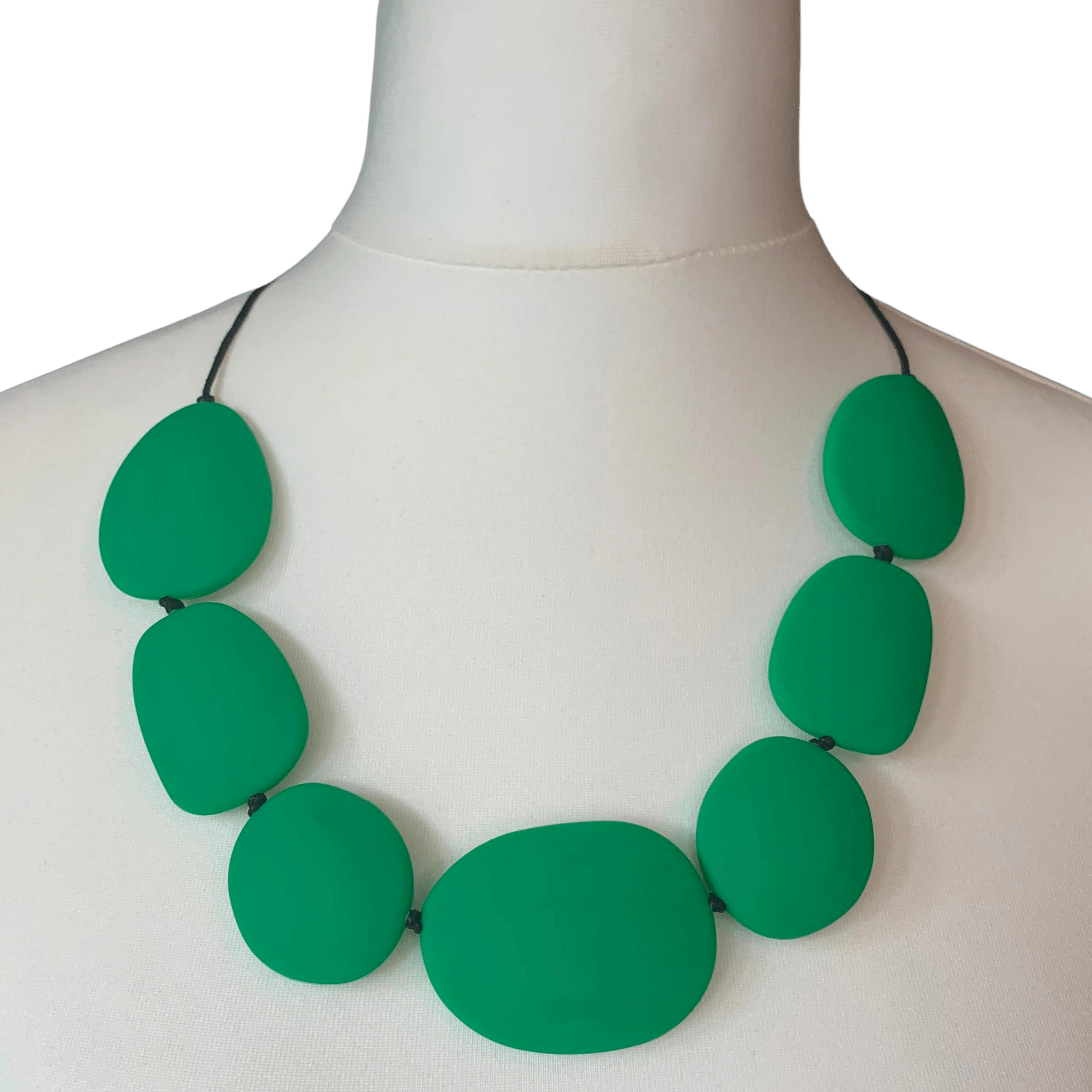 Silicone Teething Necklace - Green - 2nd Lyfe C.I.C