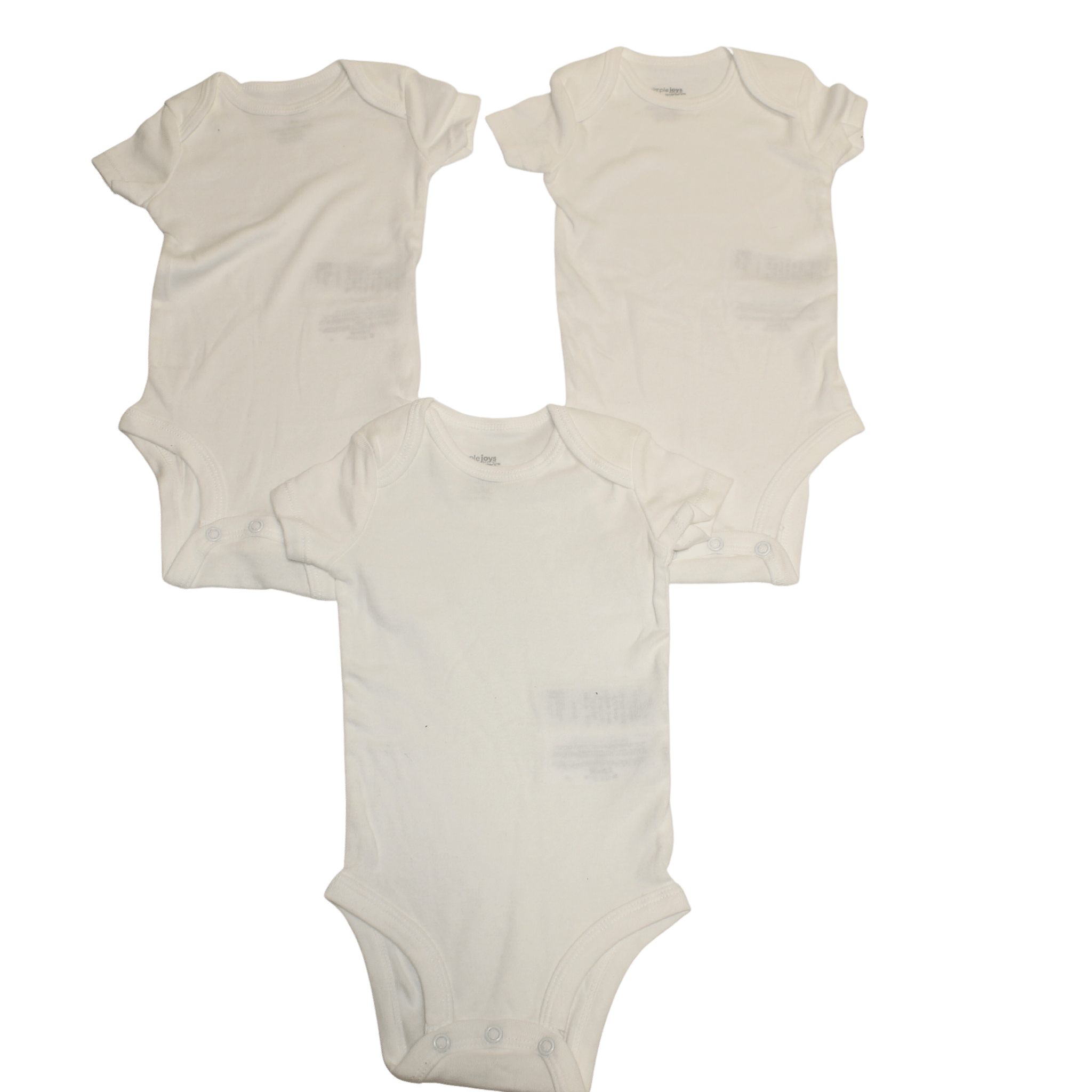 Simple Joys White Vests x3 - 2nd Lyfe C.I.C