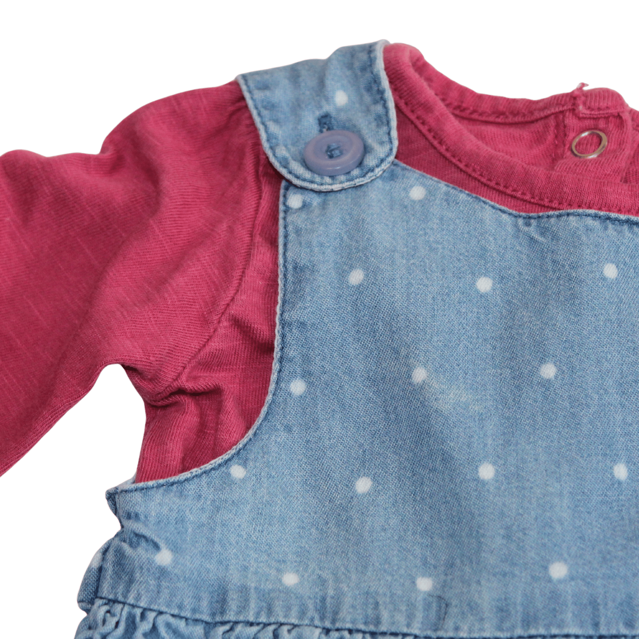 Spotty Dungaree Dress Outfit - 2nd Lyfe C.I.C