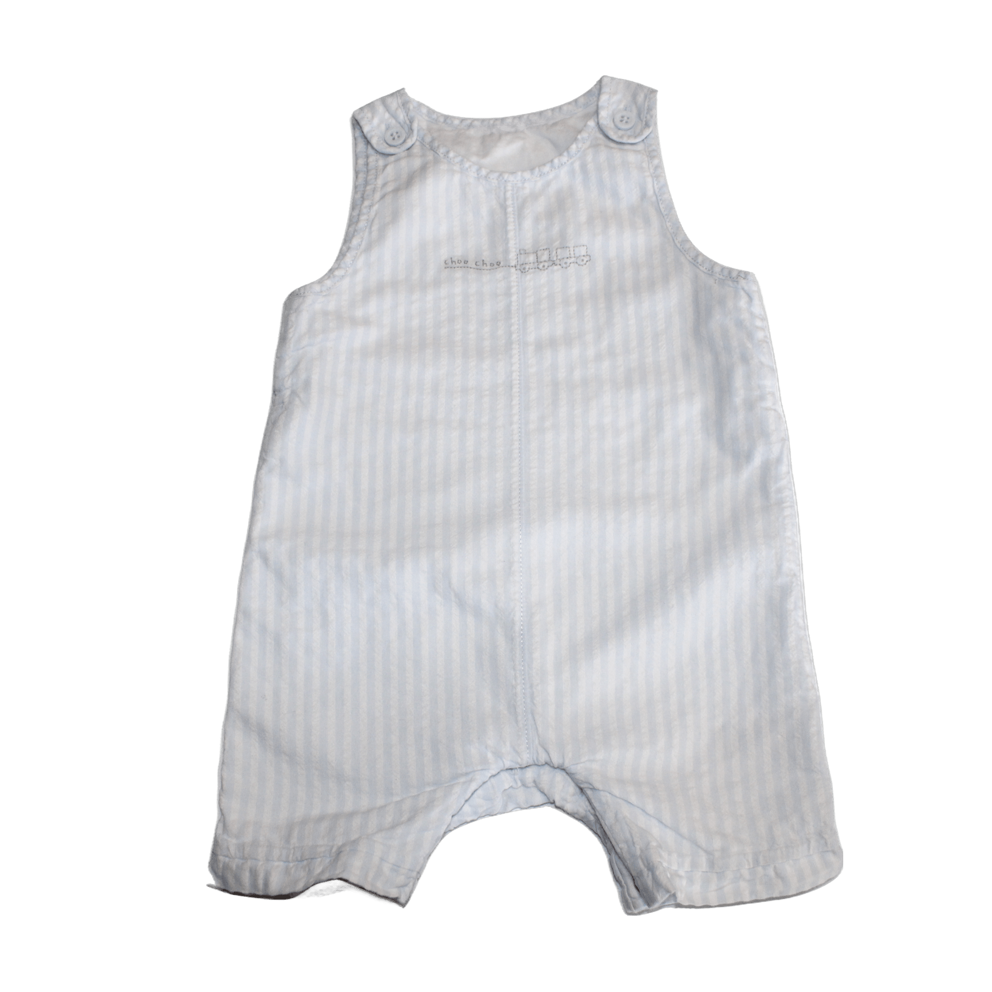 Striped Shortie Dungarees - 2nd Lyfe C.I.C