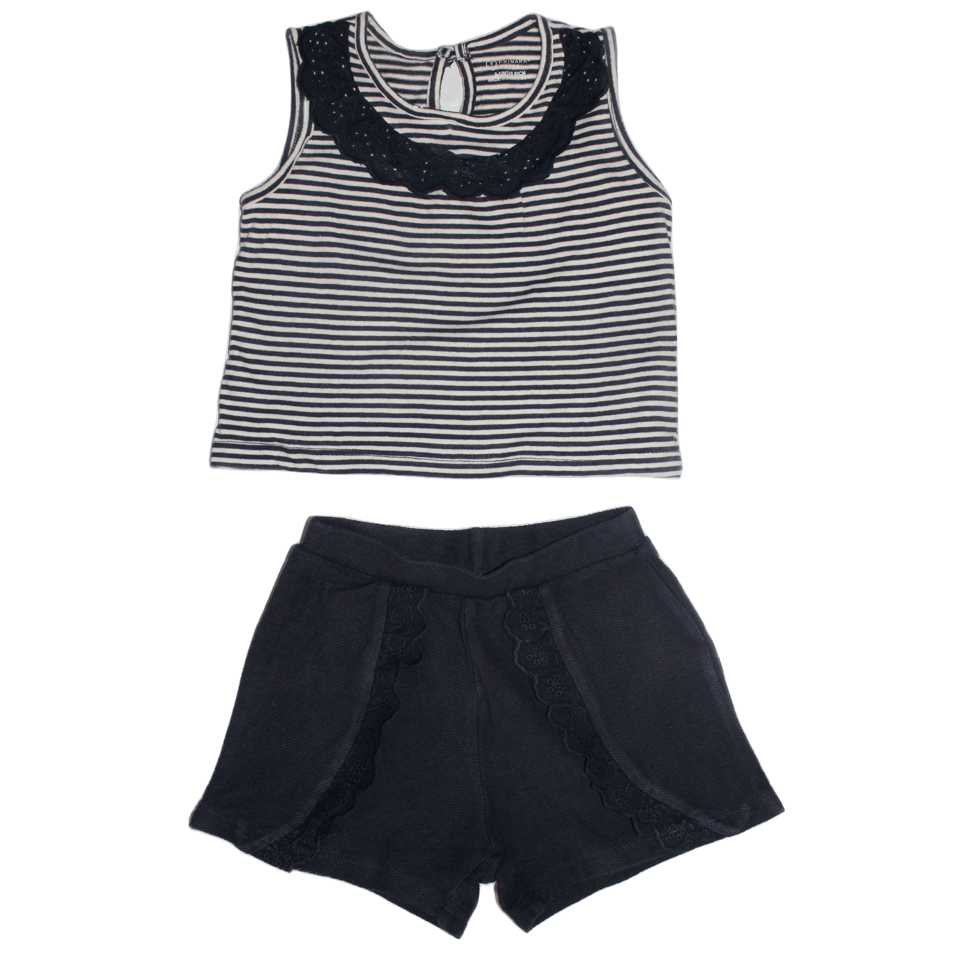 Striped Shorts Outfit - 2nd Lyfe C.I.C