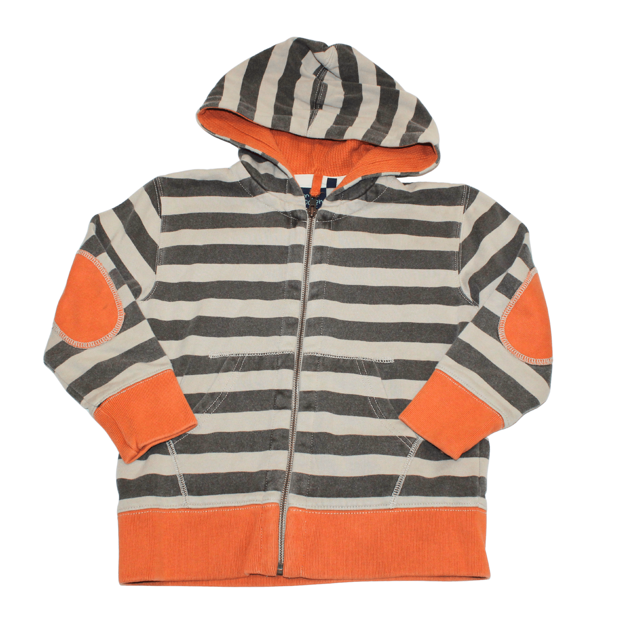 Stripey Zip Up Hoodie - 2nd Lyfe C.I.C