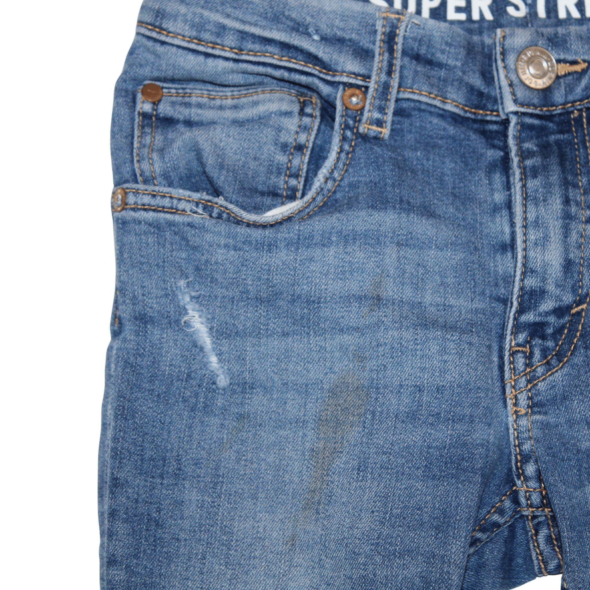 Super Stretch Skinny Distressed Jeans - 2nd Lyfe C.I.C