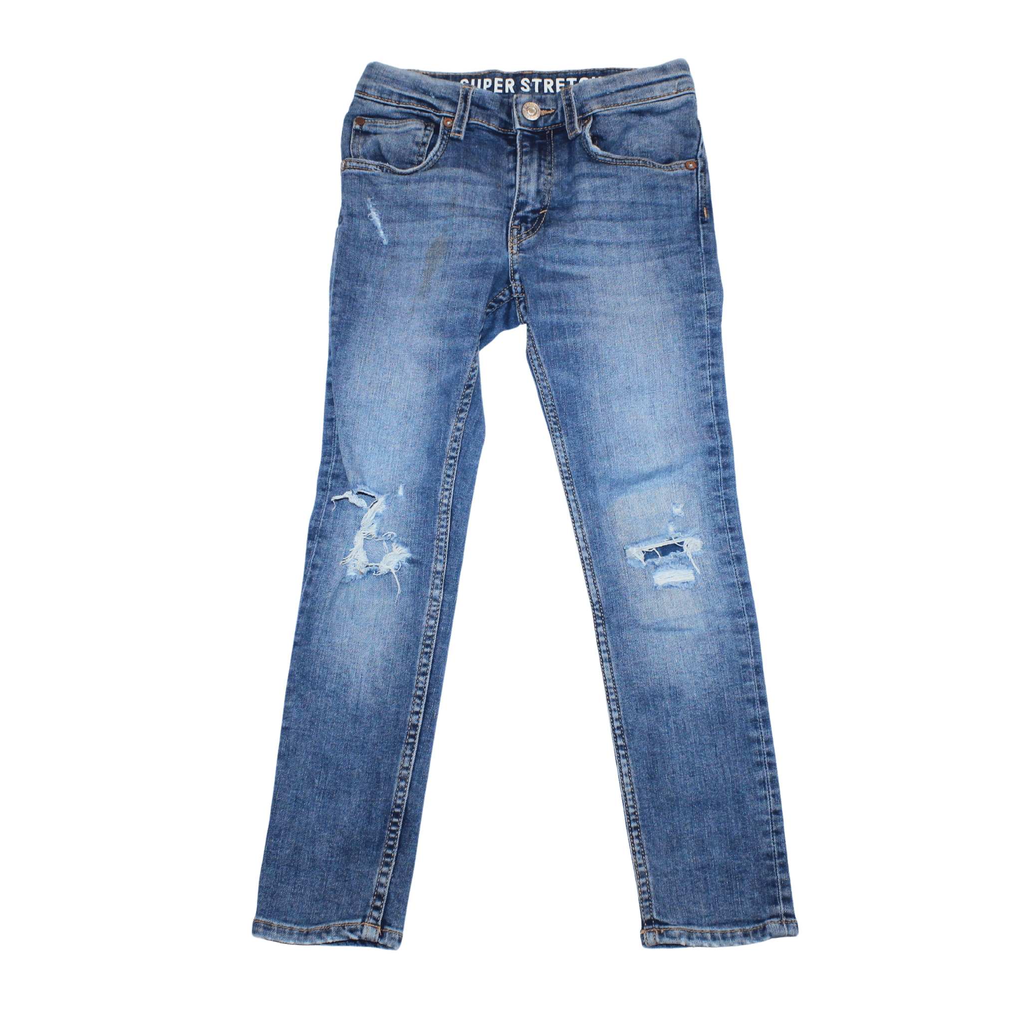 Super Stretch Skinny Distressed Jeans - 2nd Lyfe C.I.C