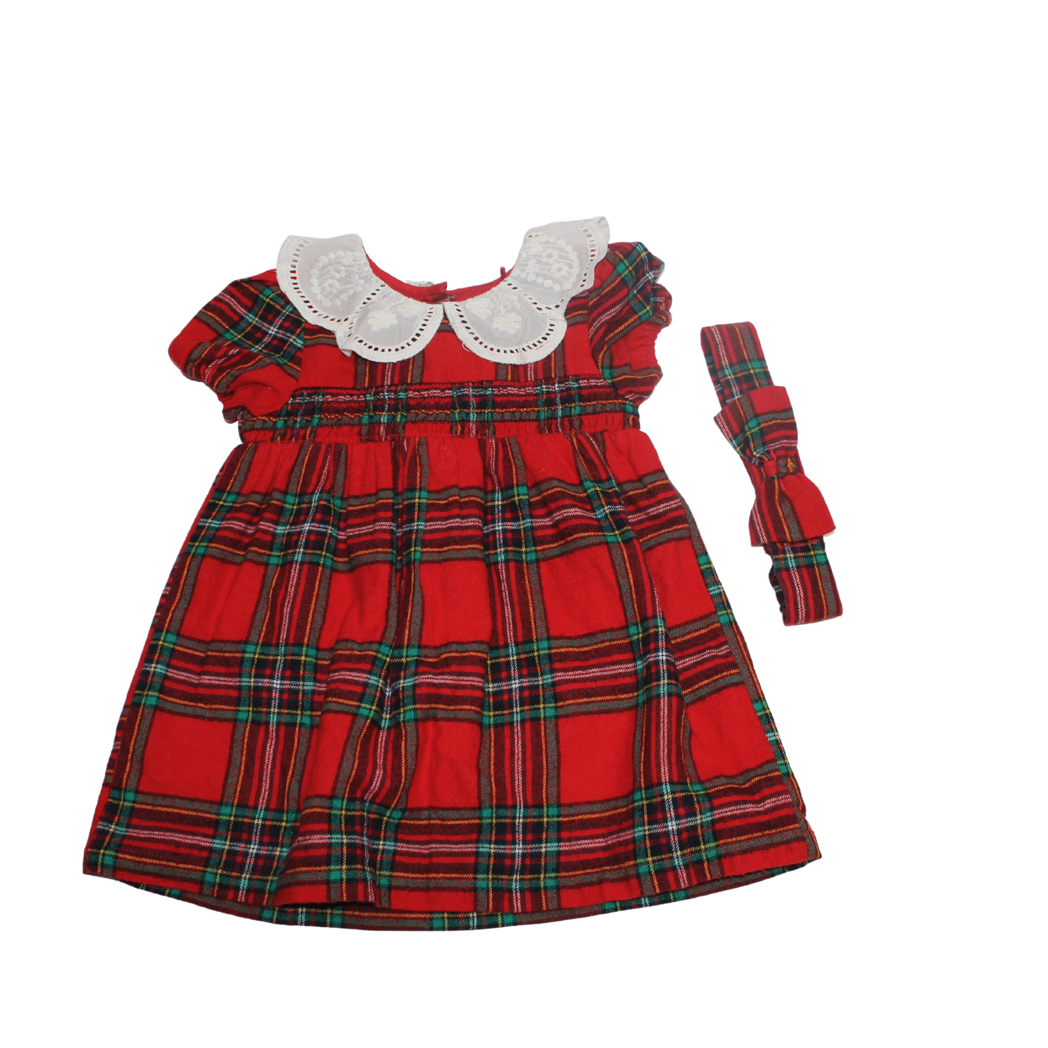 Tartan Dress & Headband - 2nd Lyfe C.I.C