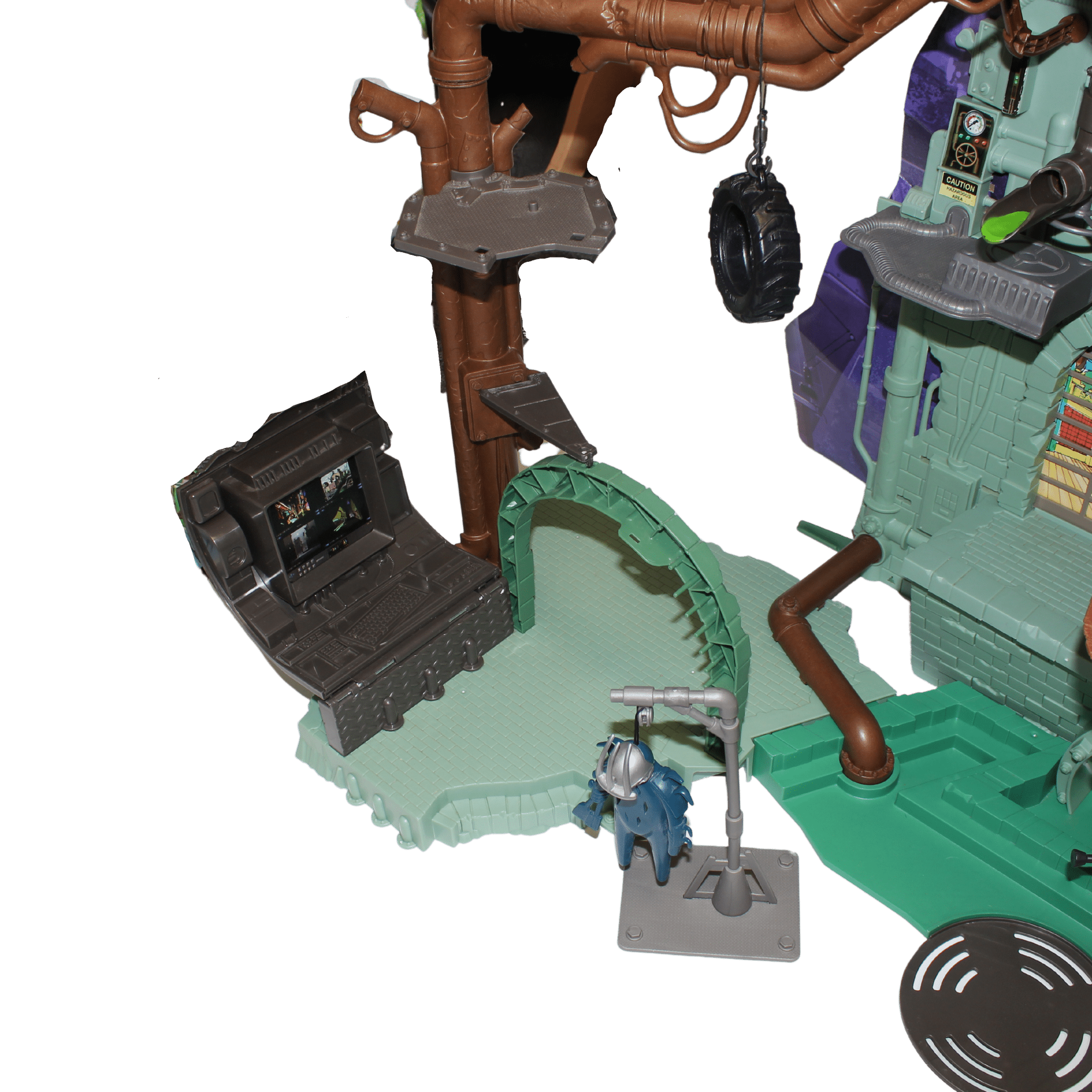 Secret sewer lair playset deals