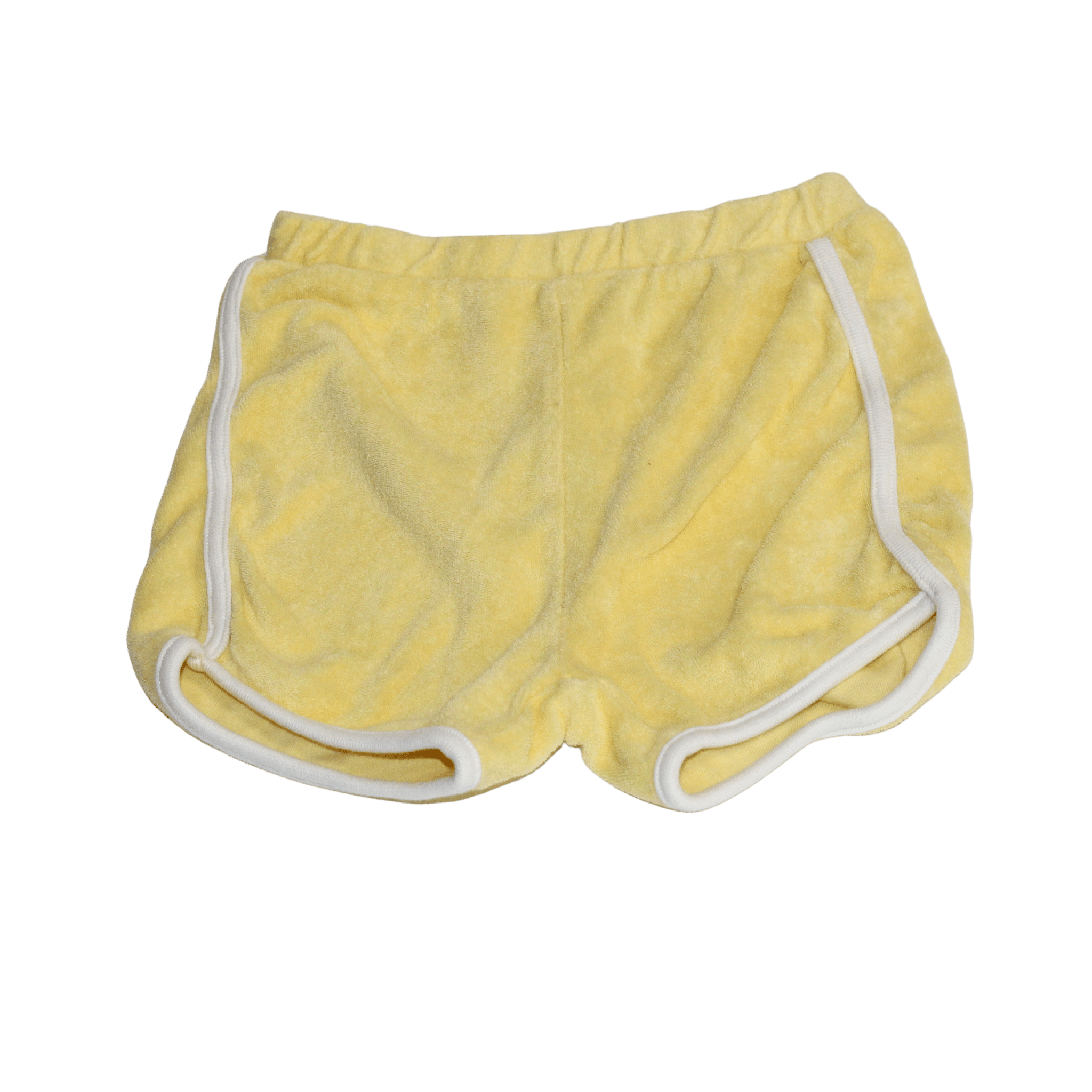 Towelling Yellow Shorts - 2nd Lyfe C.I.C