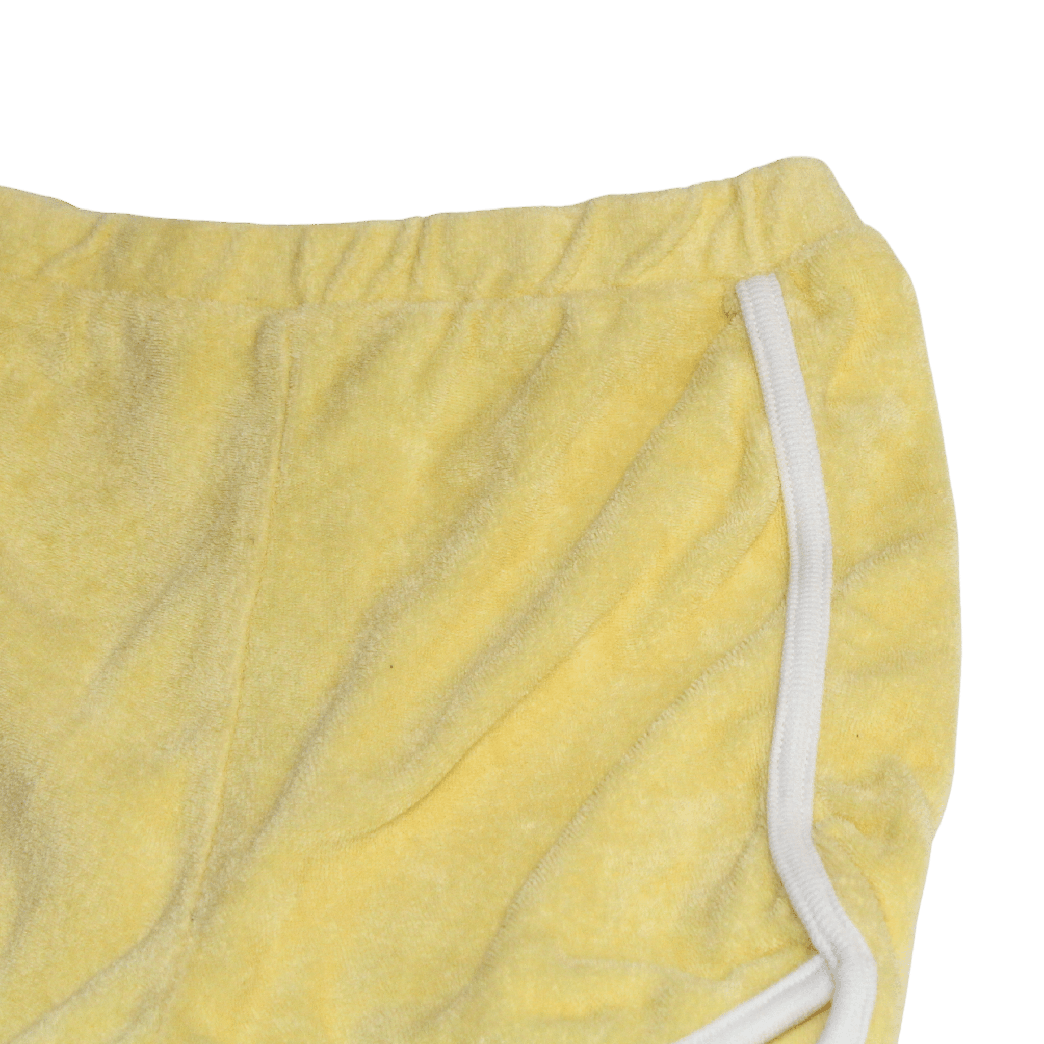 Towelling Yellow Shorts - 2nd Lyfe C.I.C