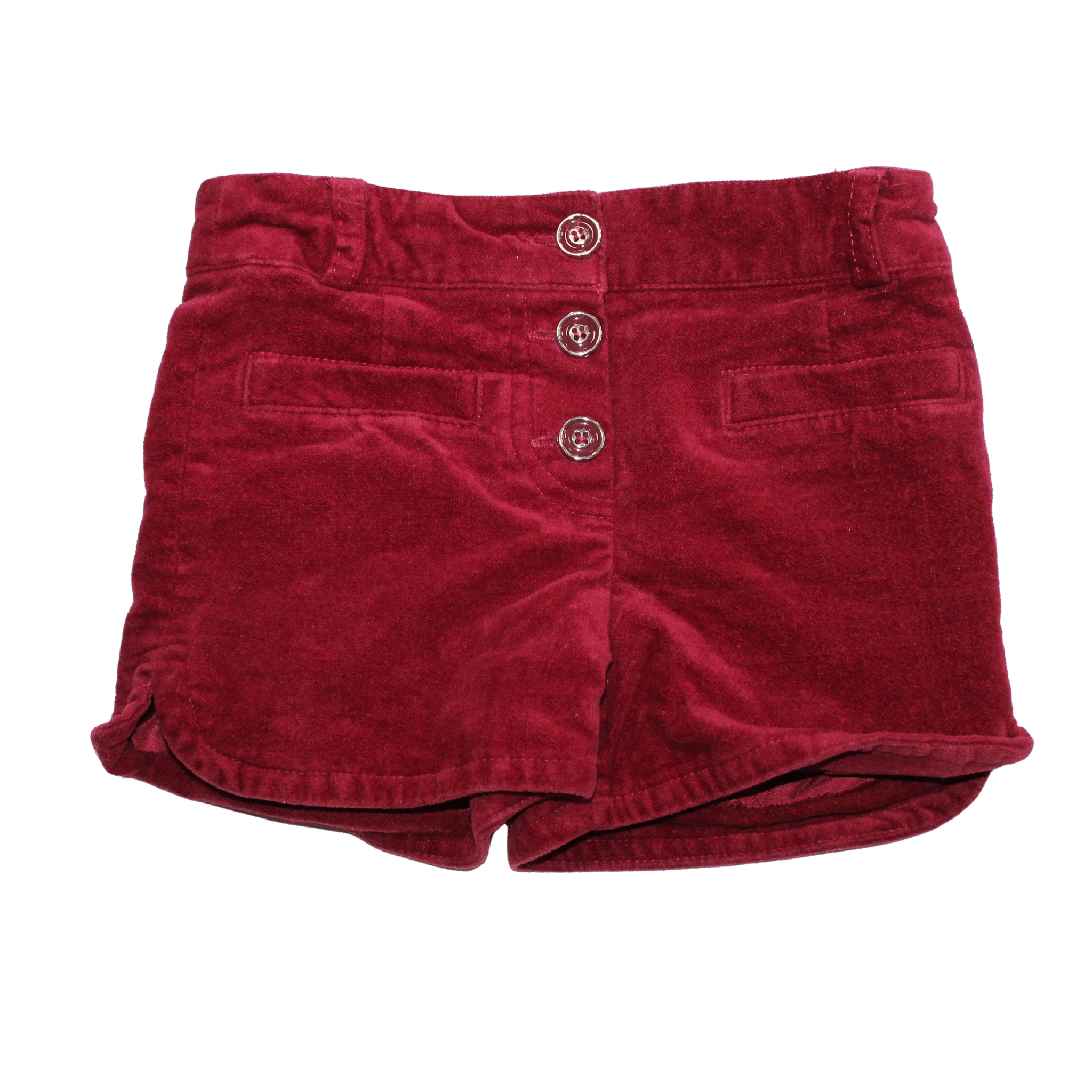 Velour Burgundy Shorts - 2nd Lyfe C.I.C