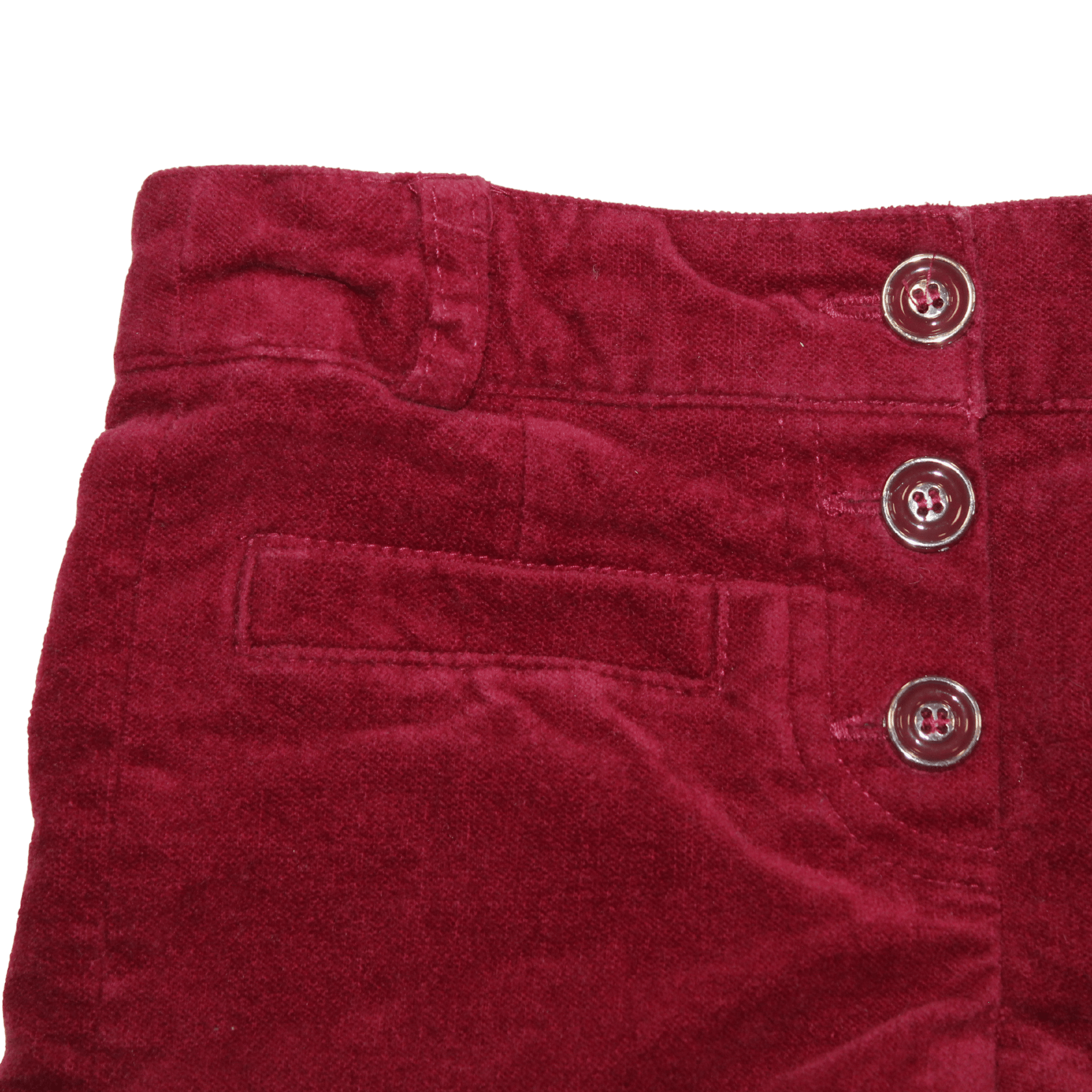 Velour Burgundy Shorts - 2nd Lyfe C.I.C