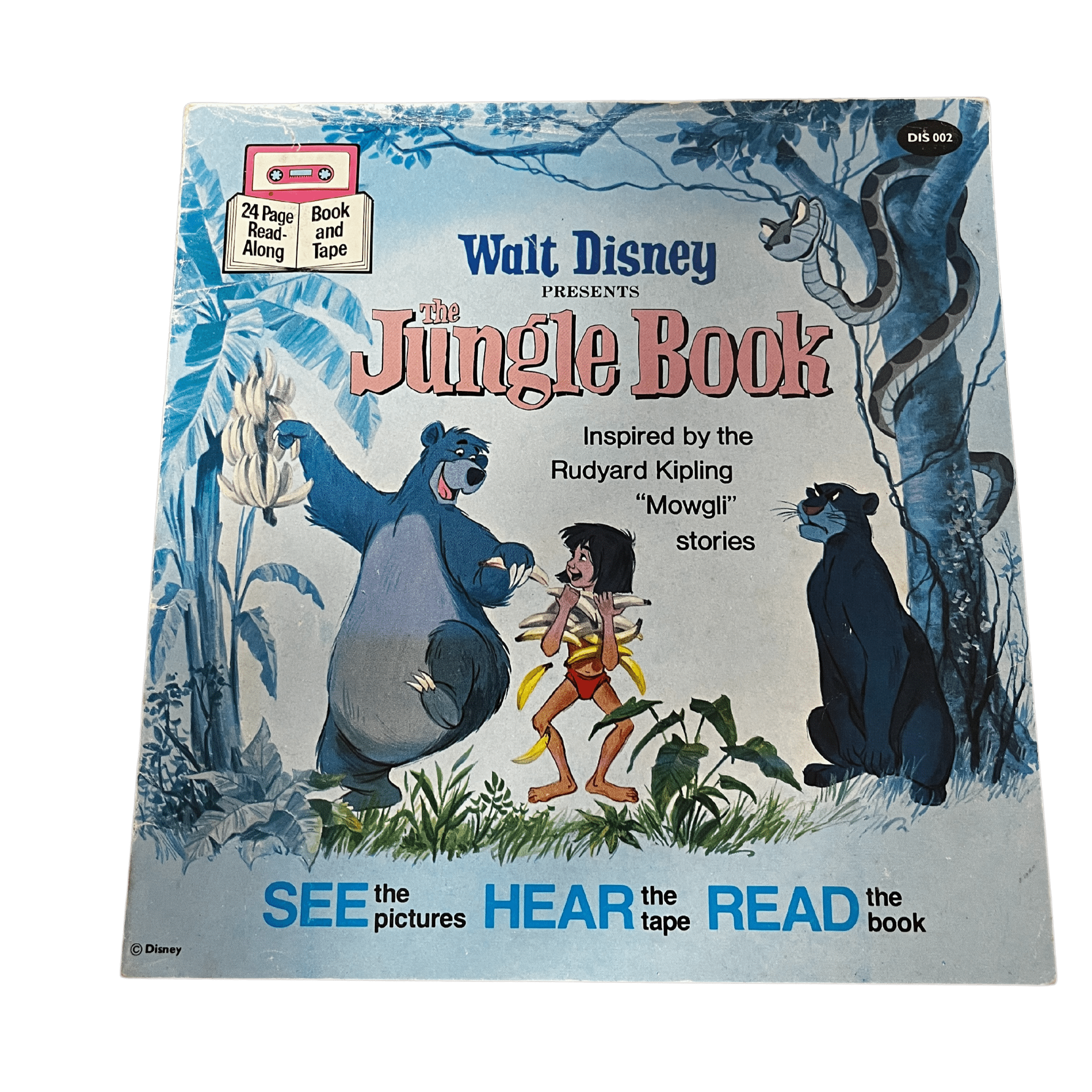 Vintage The Jungle Book Read Along Book - 2nd Lyfe C.I.C