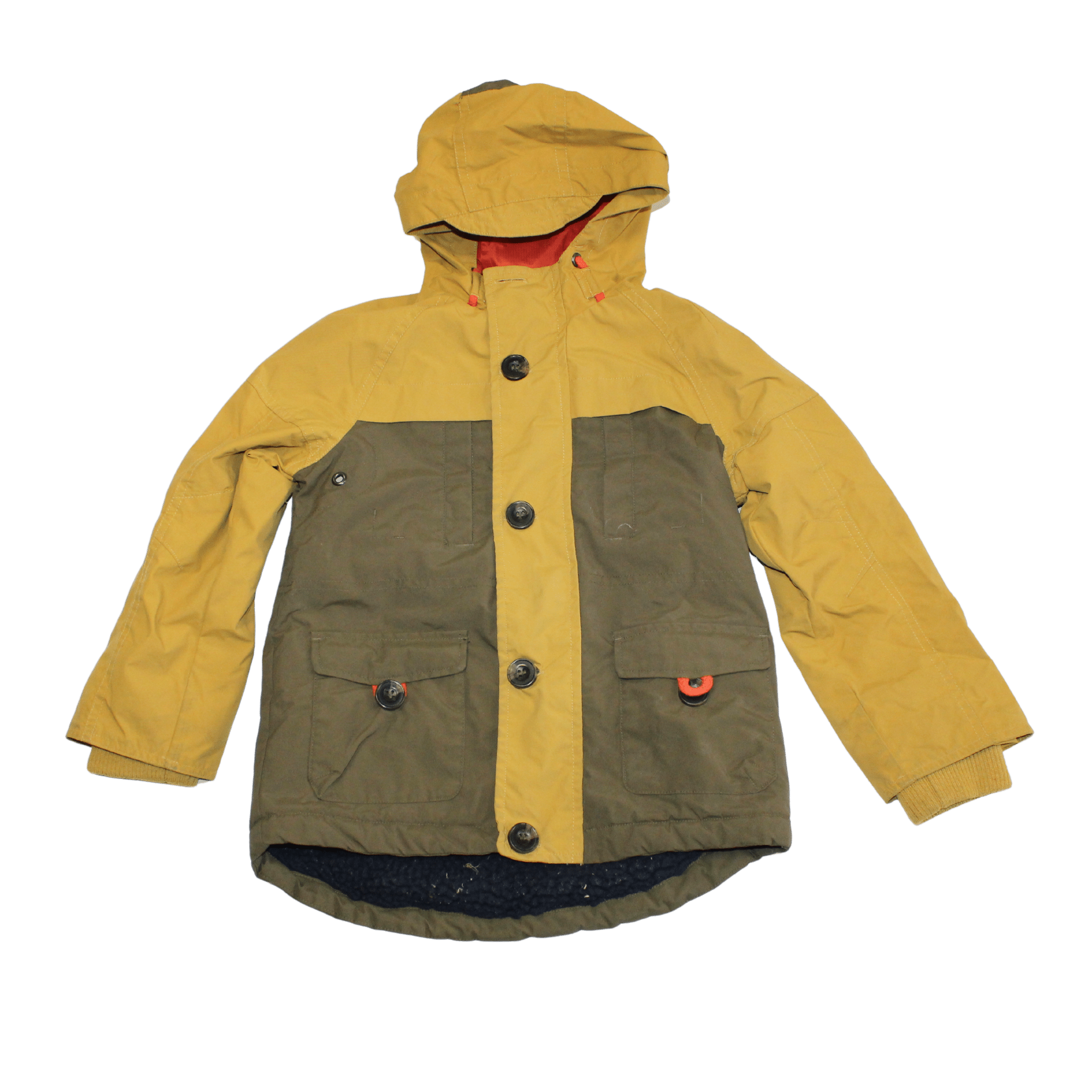 Water Resistant Mustard/Khaki Coat - 2nd Lyfe C.I.C