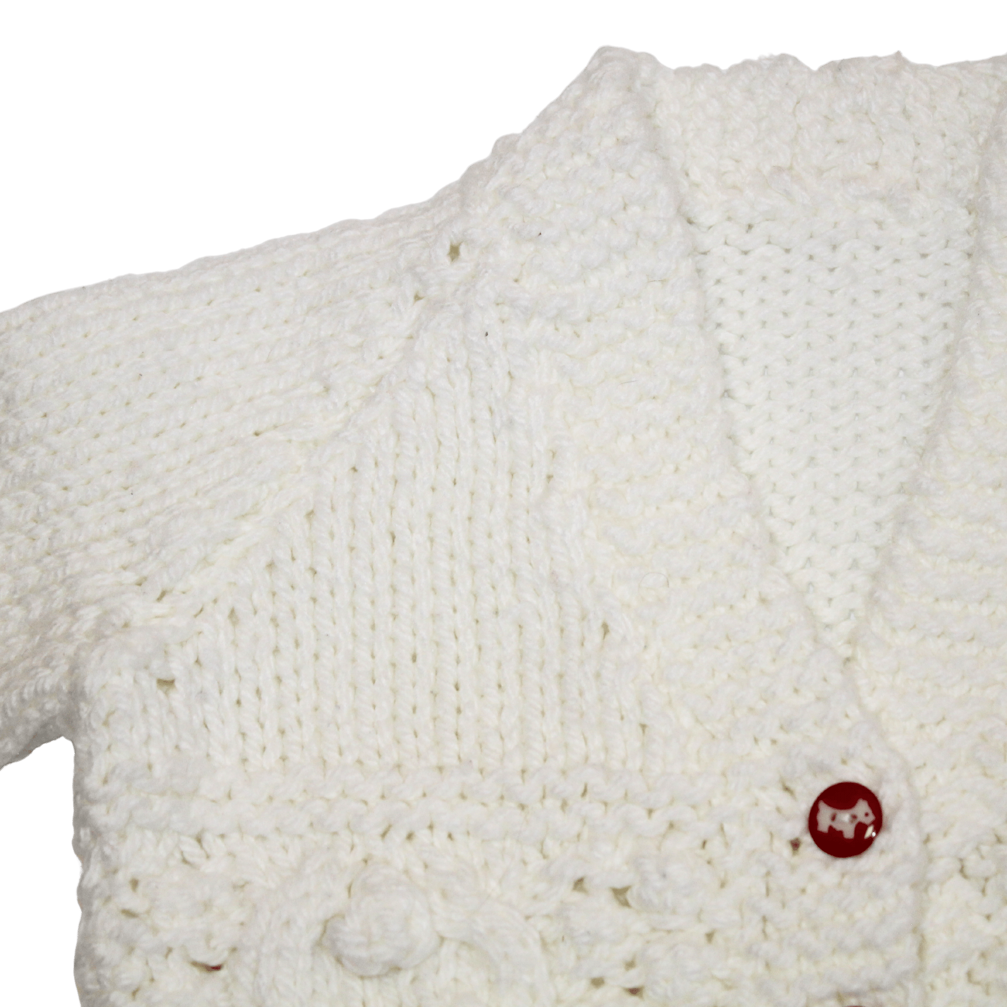 White Knitted Cardi - 2nd Lyfe C.I.C