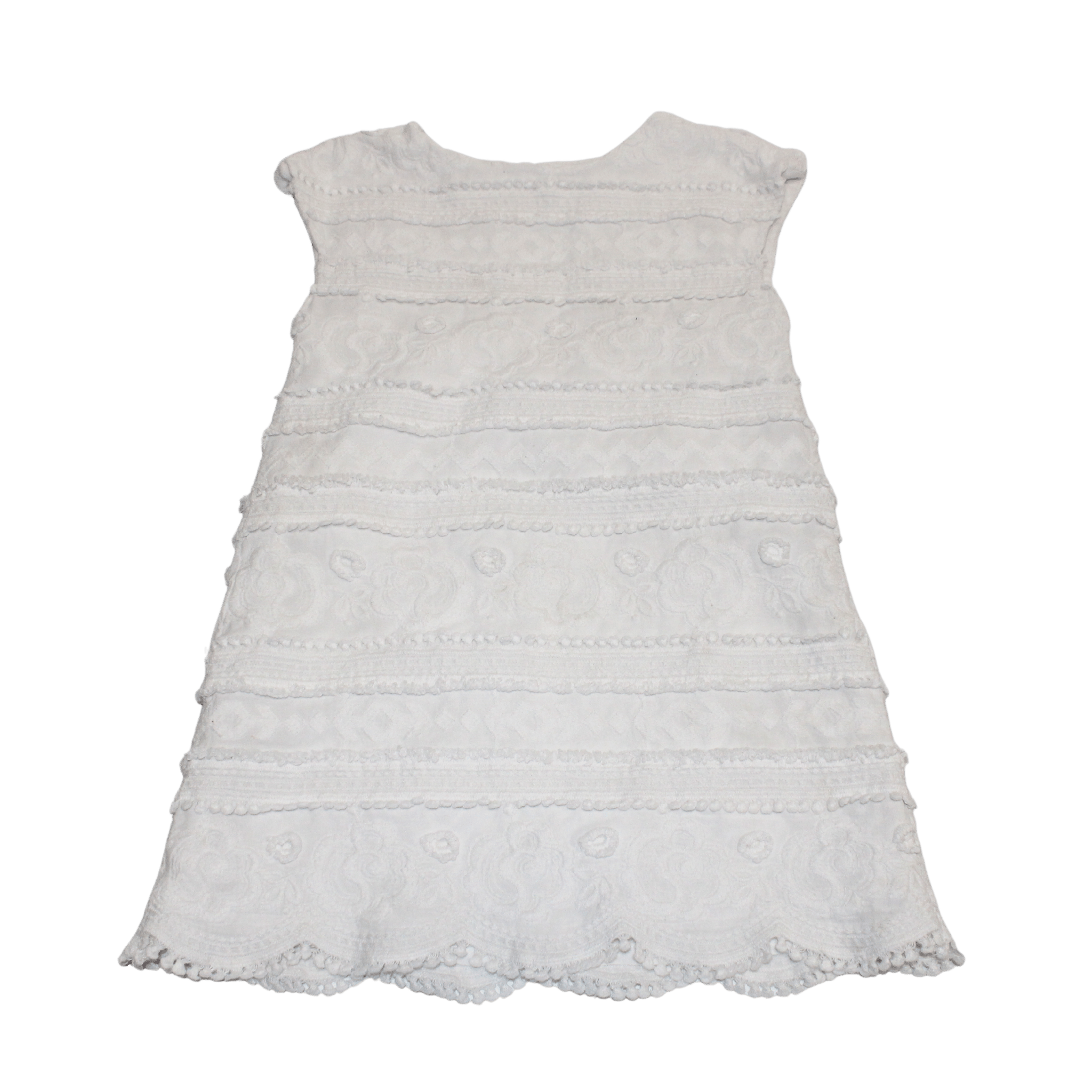 White Lace Detail Dress - 2nd Lyfe C.I.C