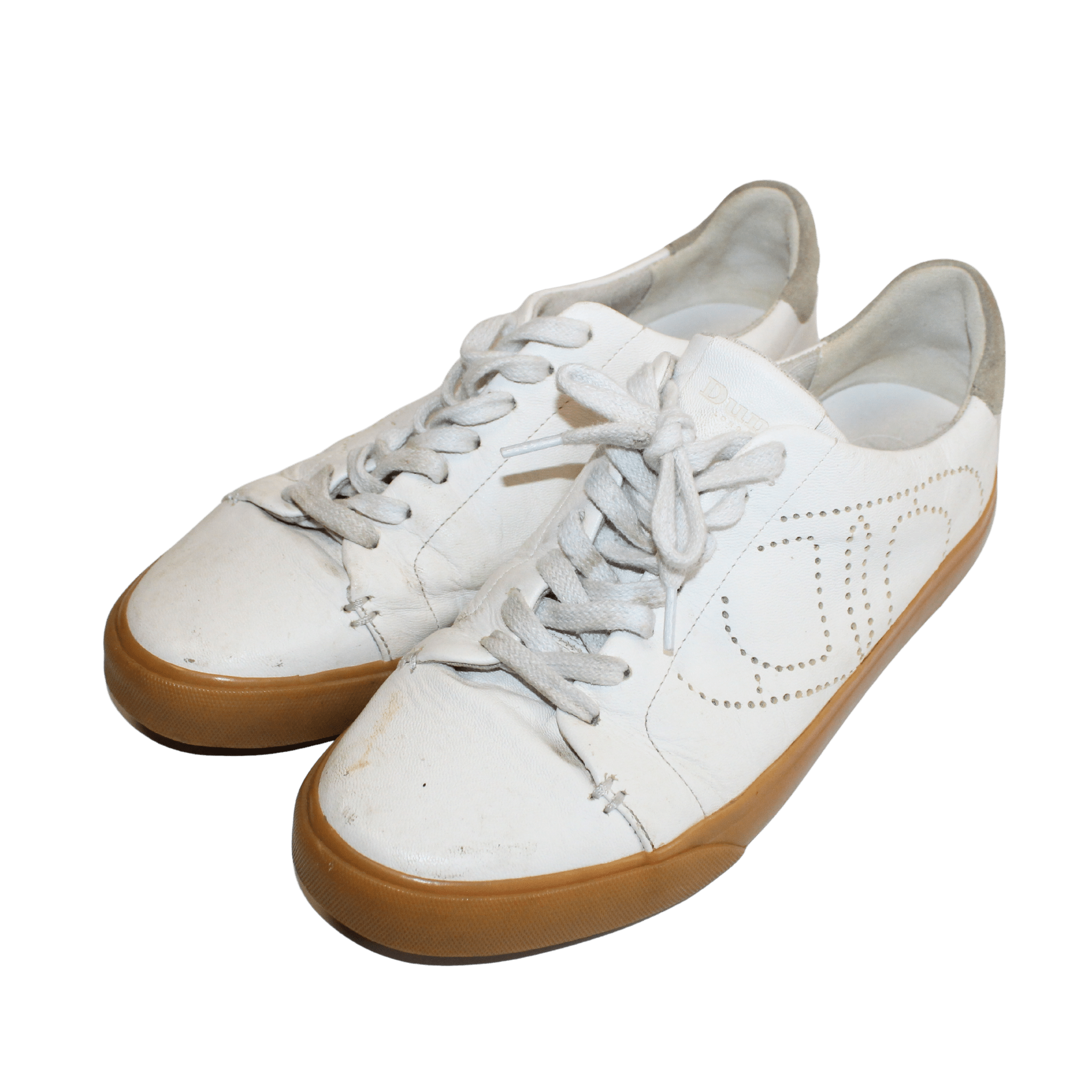 White Leather Trainers - 2nd Lyfe C.I.C