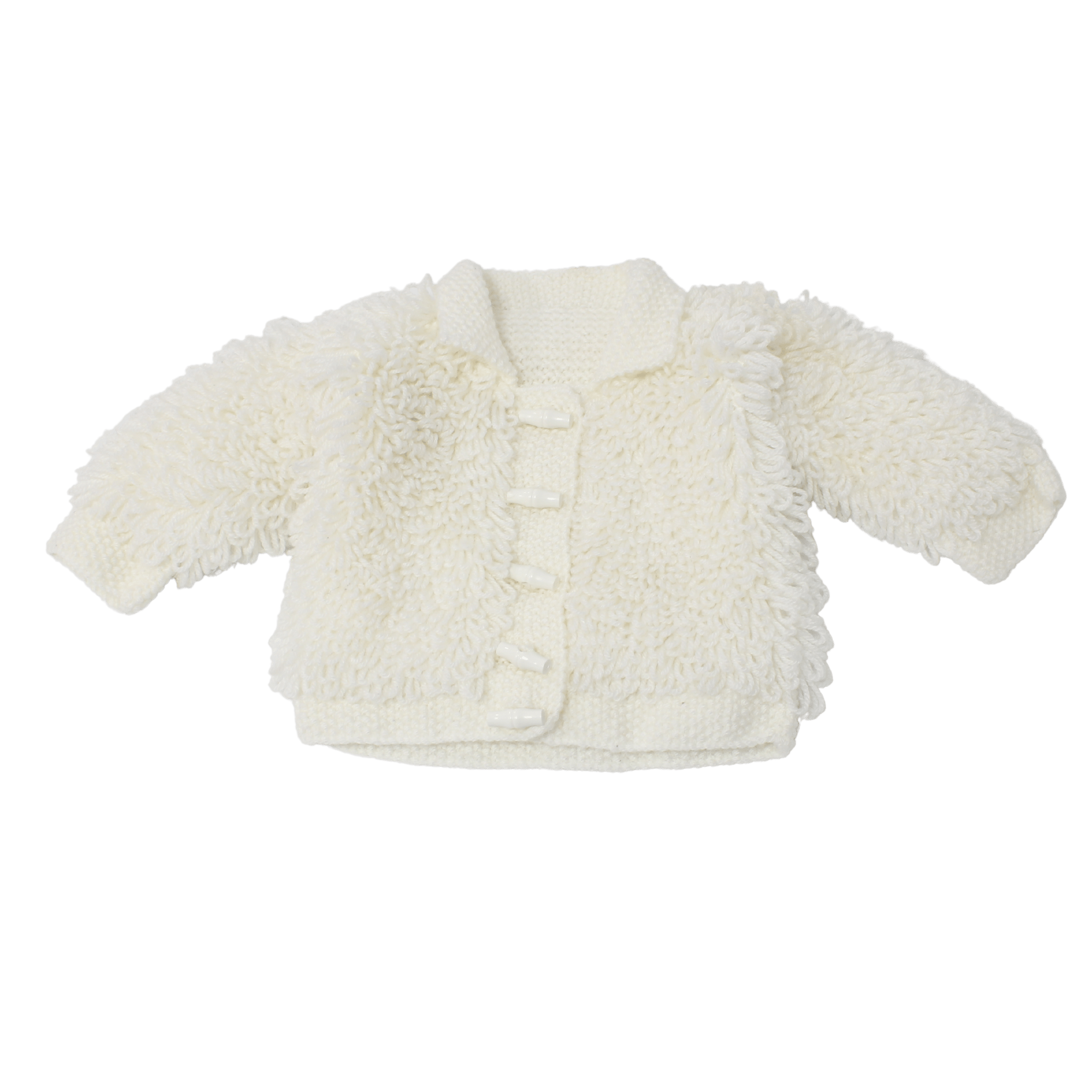 White Loopy Handknit - 2nd Lyfe C.I.C