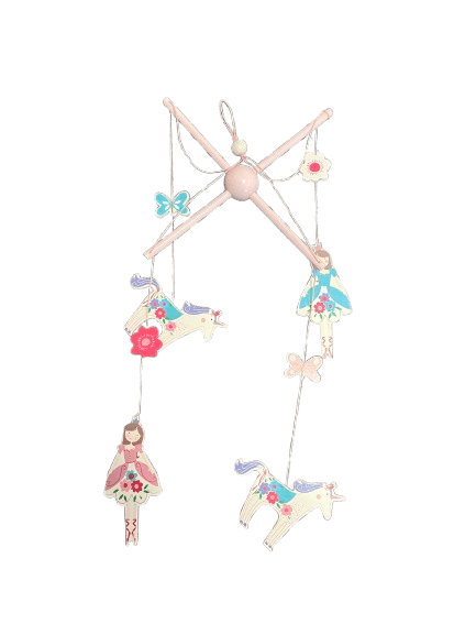 Wooden Fairy/Unicorn Mobile - 2nd Lyfe C.I.C