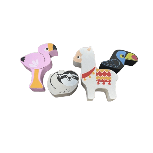 Wooden Rainforest Animals - 2nd Lyfe C.I.C