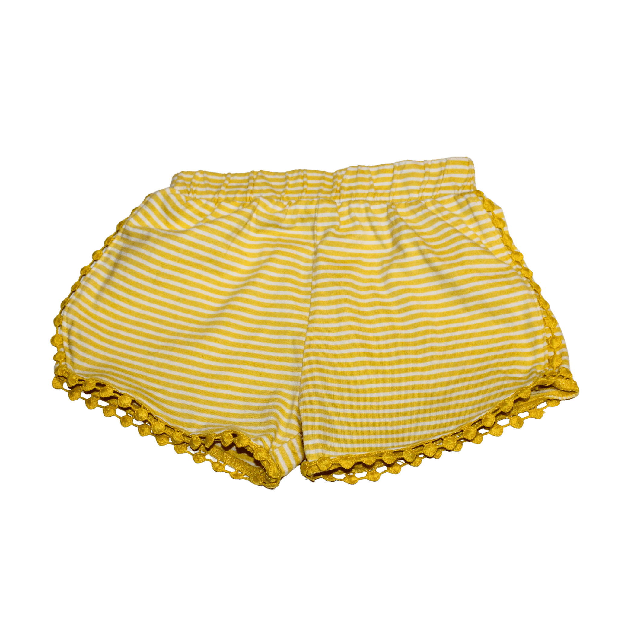 Yellow Stripe Shorts - 2nd Lyfe C.I.C