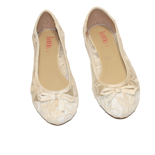 Cream Ballet Shoes